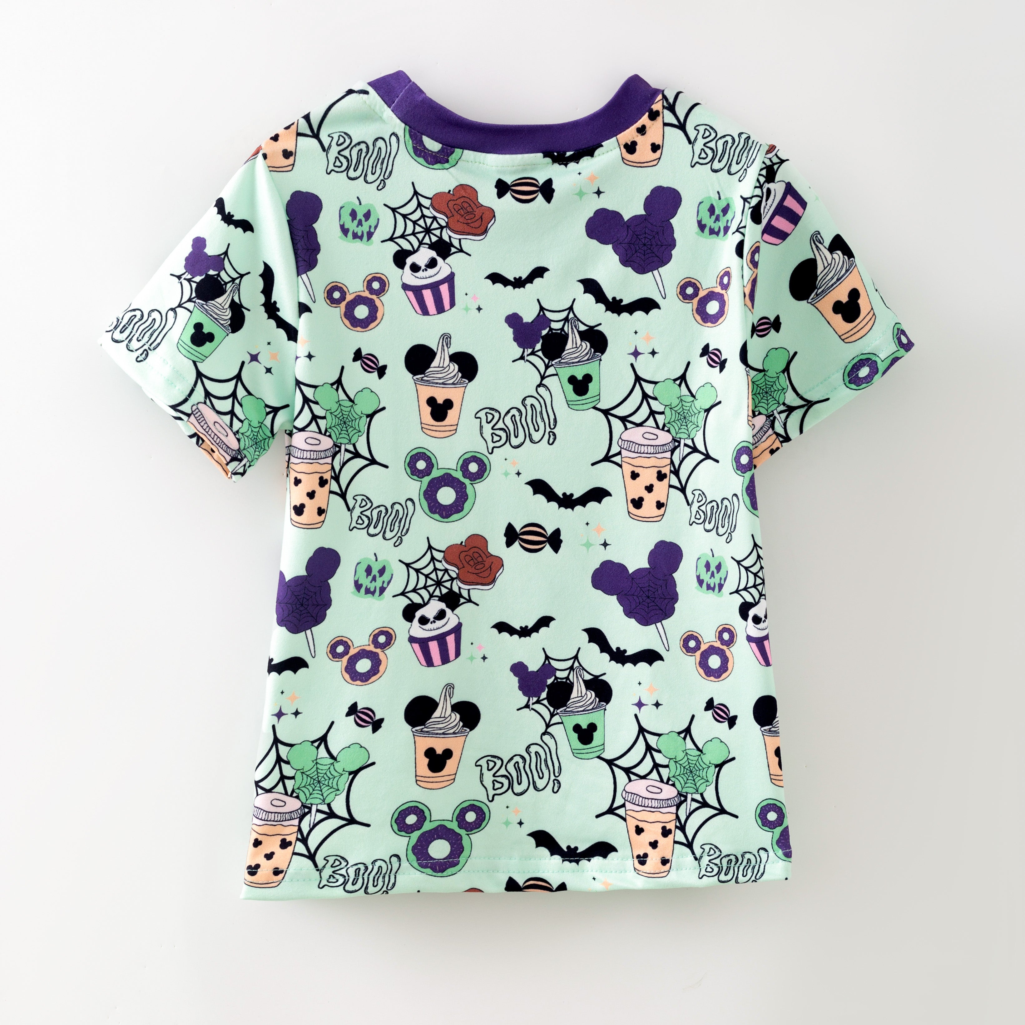 (Pre Order)Boys Halloween Cartoon Print Top