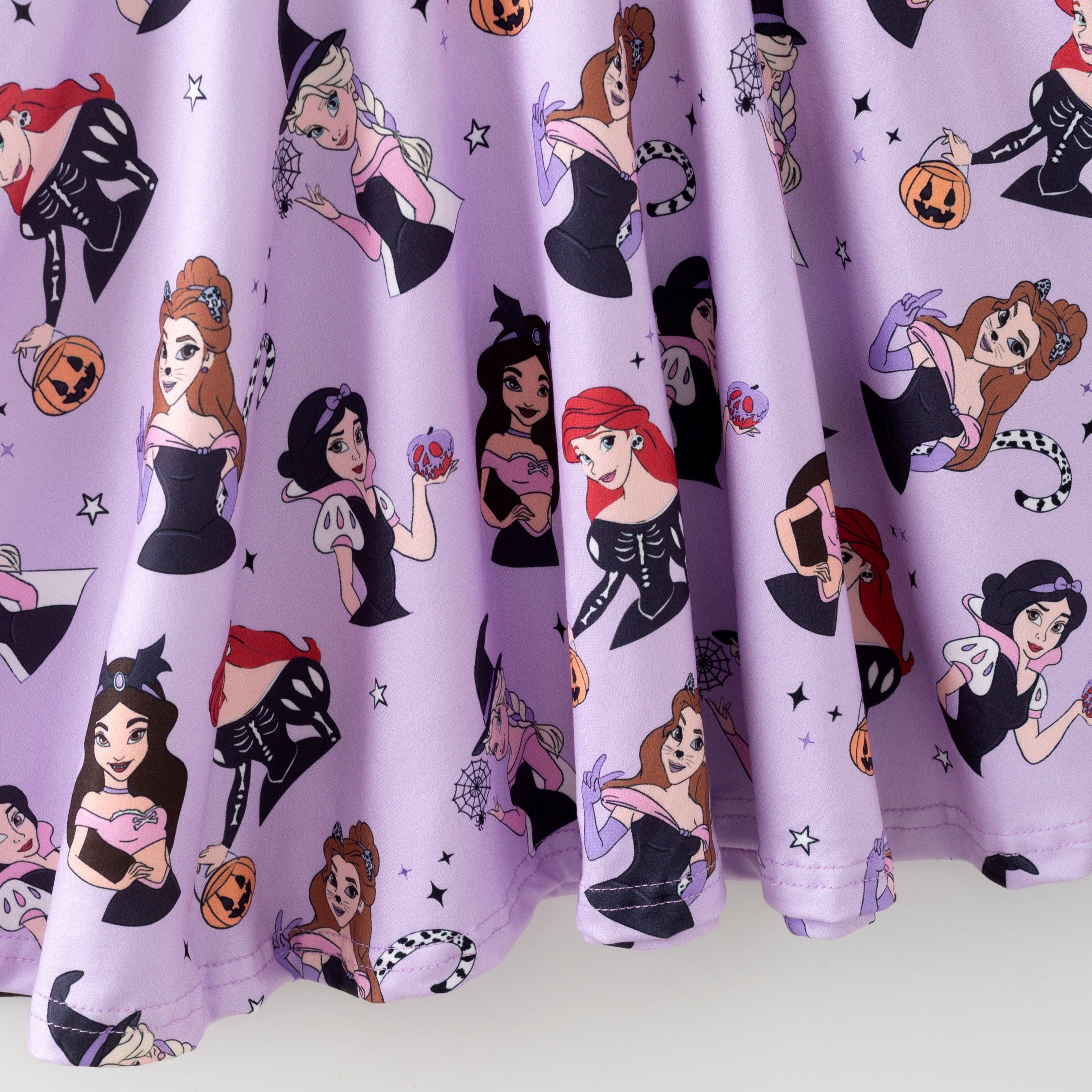 (Pre Order)Family Halloween Princess Print Dress,Set&Romper