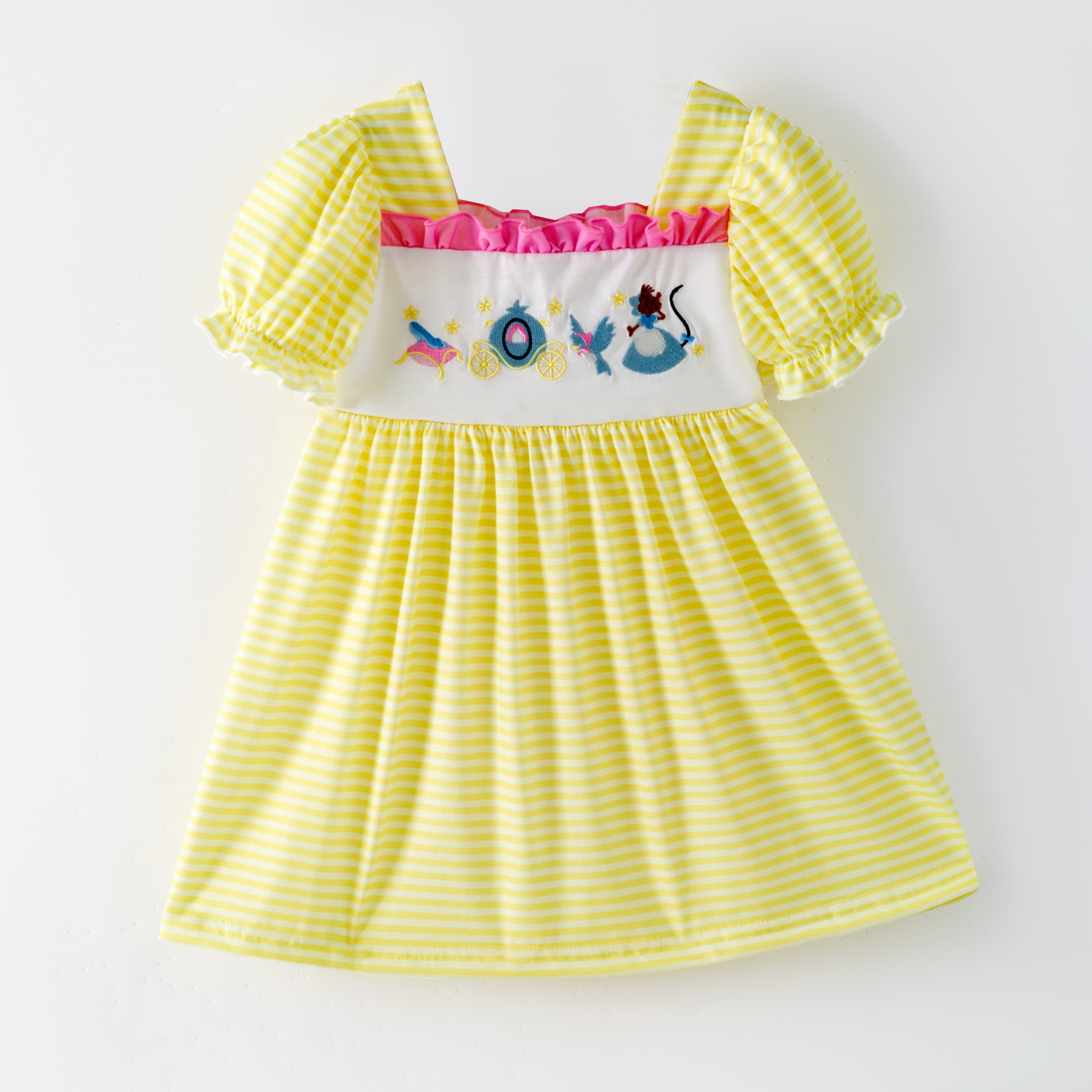 (Pre Order,Prepack Zone)Girls Princess Embroidery Dress(Mix Size)