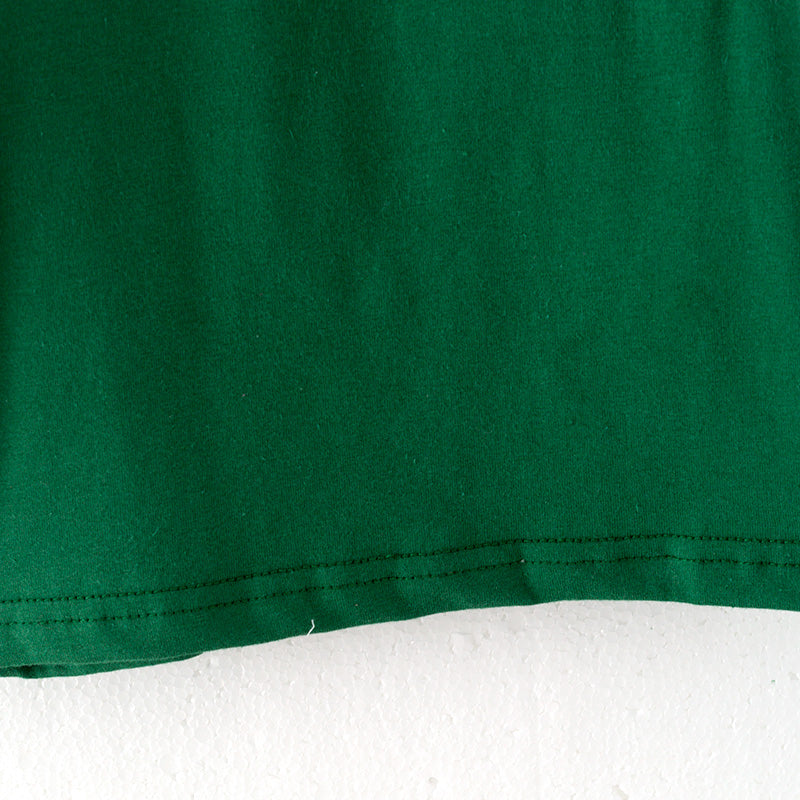 (In Stock)Girls St.Patrick's Day Shamrock Embroidery Smocked Top