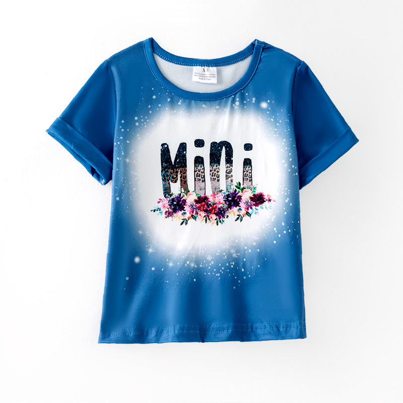 (In Stock)Girls Spring and Summer MINI Print Top