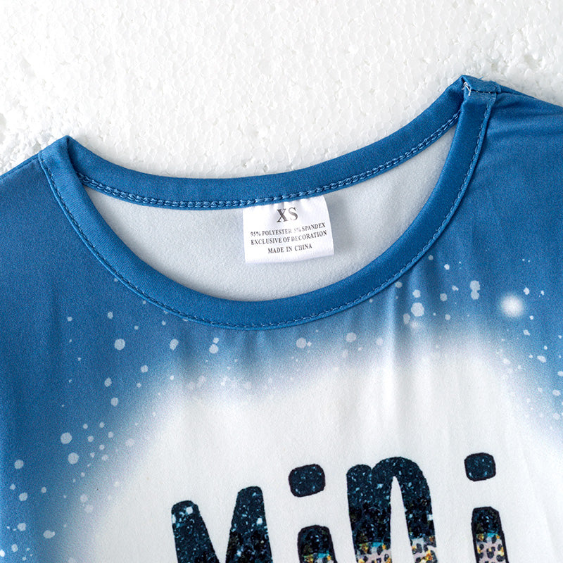 (In Stock)Girls Spring and Summer MINI Print Top