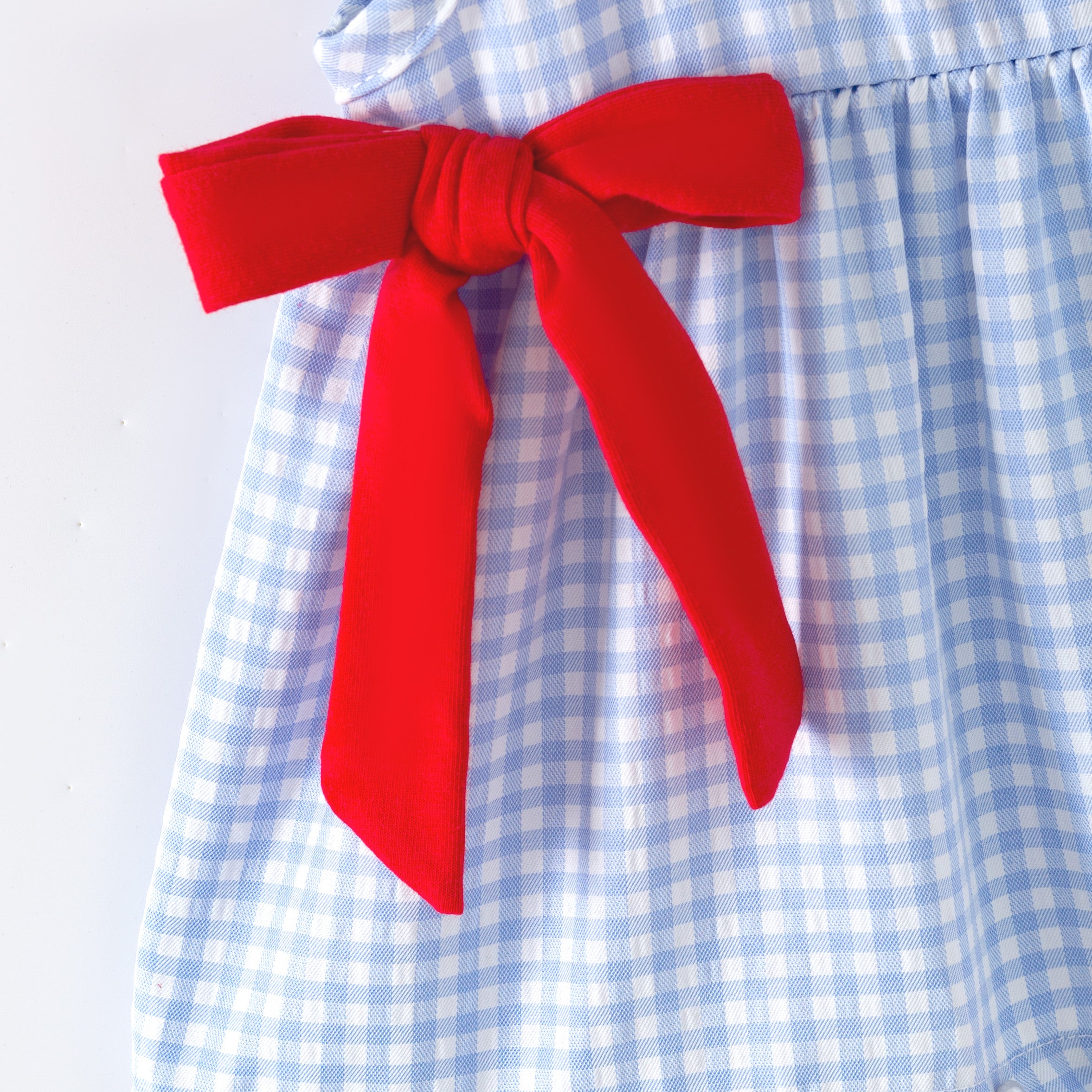 (In Stock)Girls Spring&Summer Strawberry Embroidery Doll Collar Dress&Bloomer Set