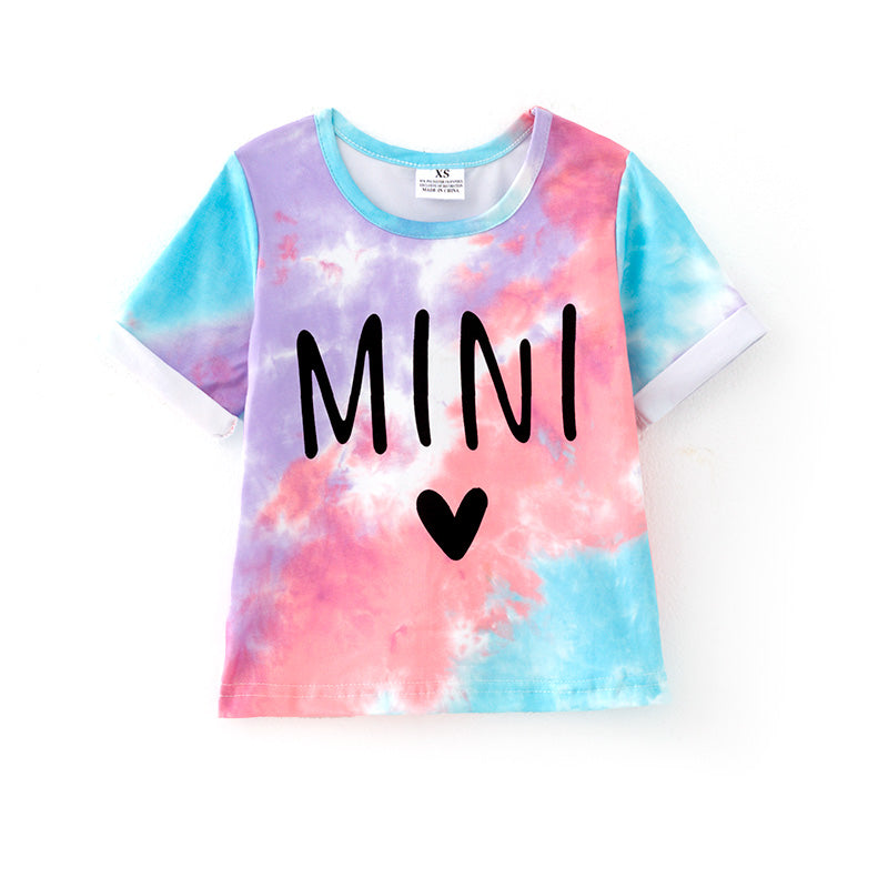 (In Stock)Girls Spring and Summer MINI Print Top
