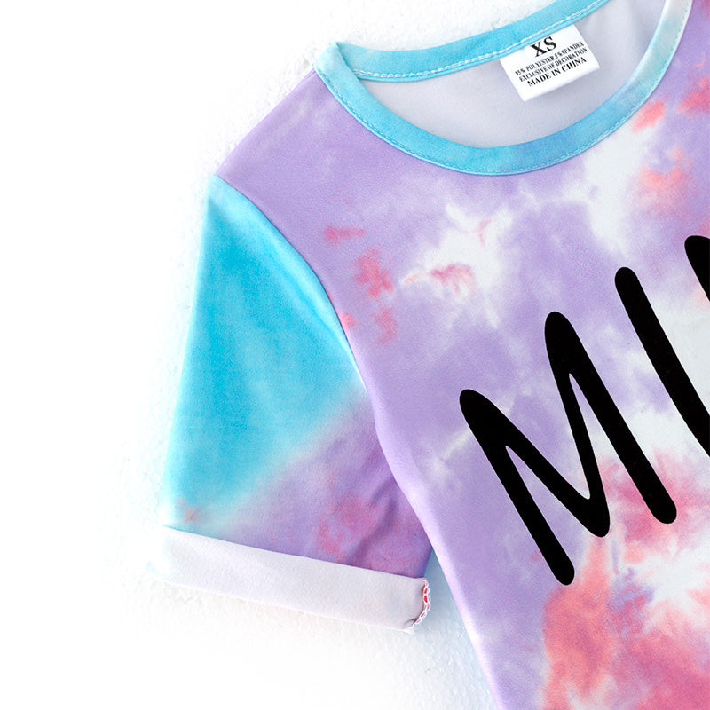 (In Stock)Girls Spring and Summer MINI Print Top