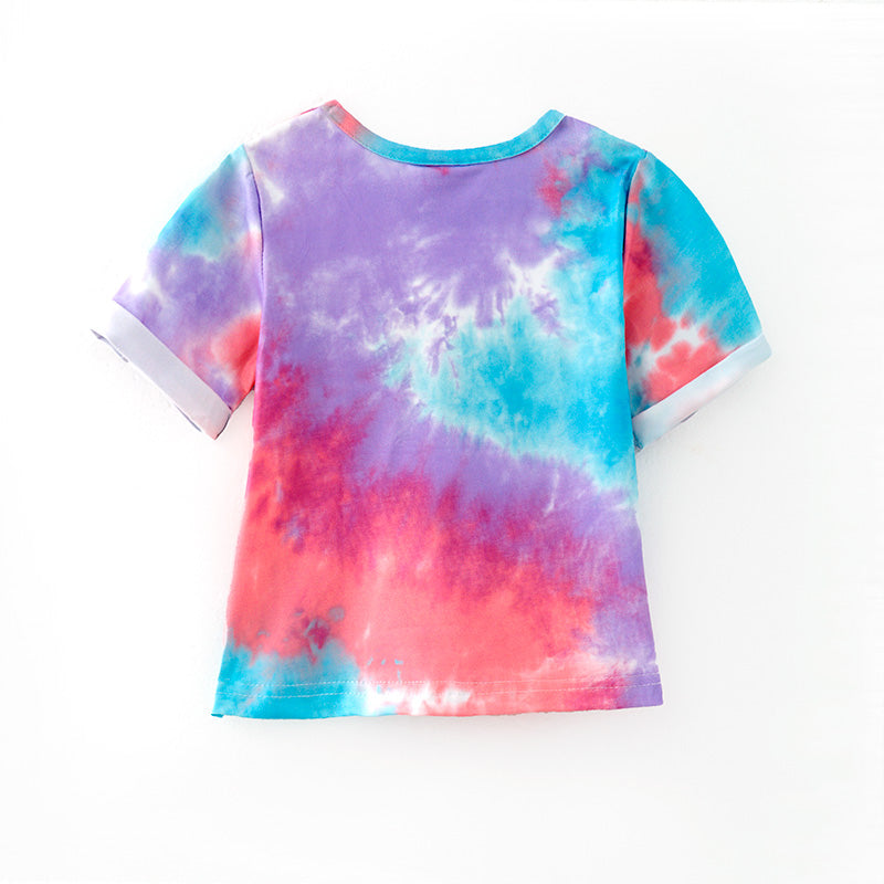 (In Stock)Girls Spring and Summer MINI Print Top