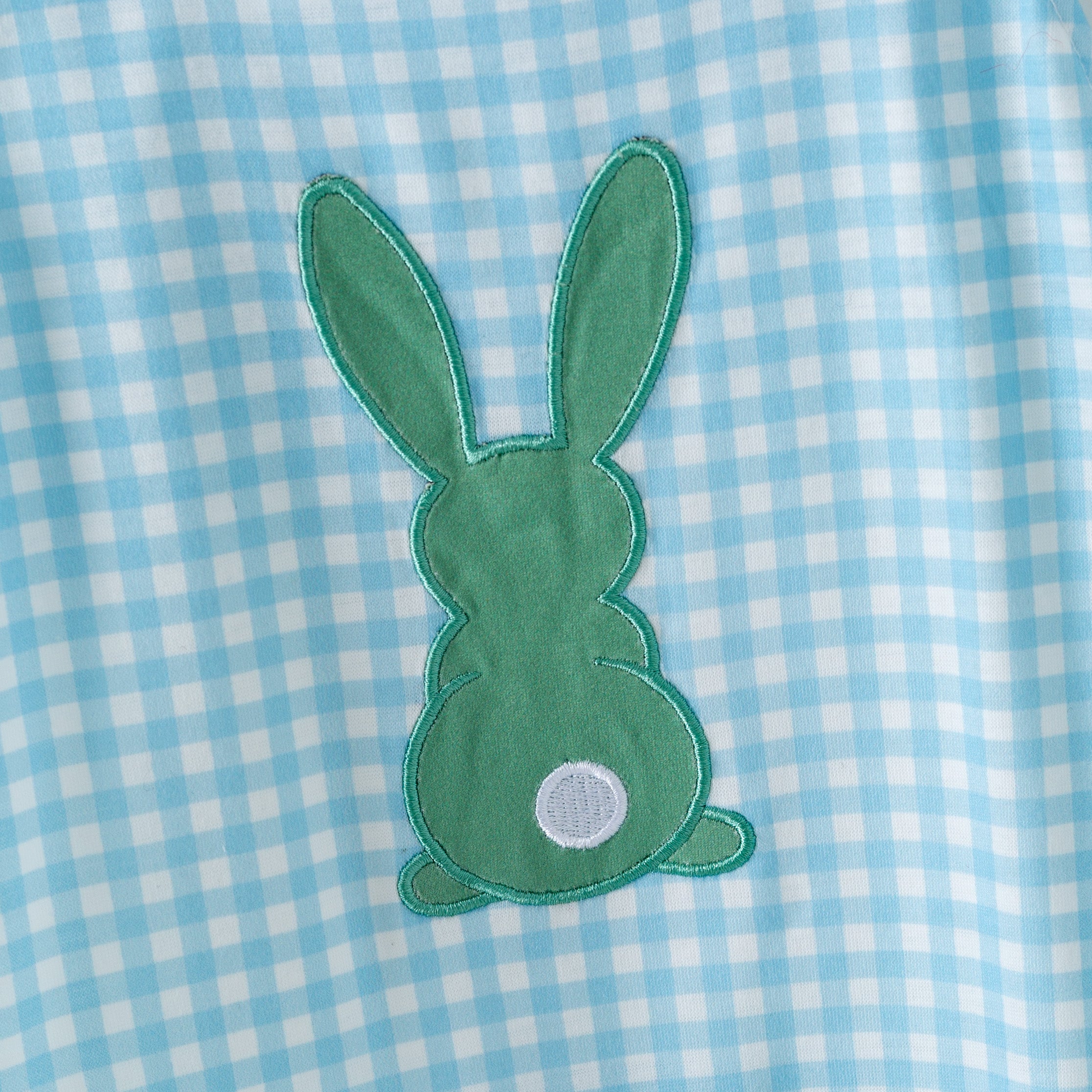 (In Stock)Siblings Easter Bunny Applique Dress,Top&Romper