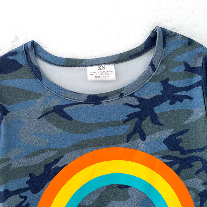 (In Stock)Girls Spring and Summer It`s all good Print Top