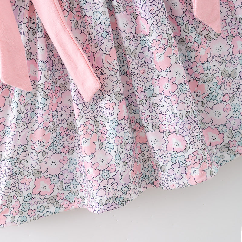 (In Stock)Girls Thanksgiving Scarecrow Applique Dress