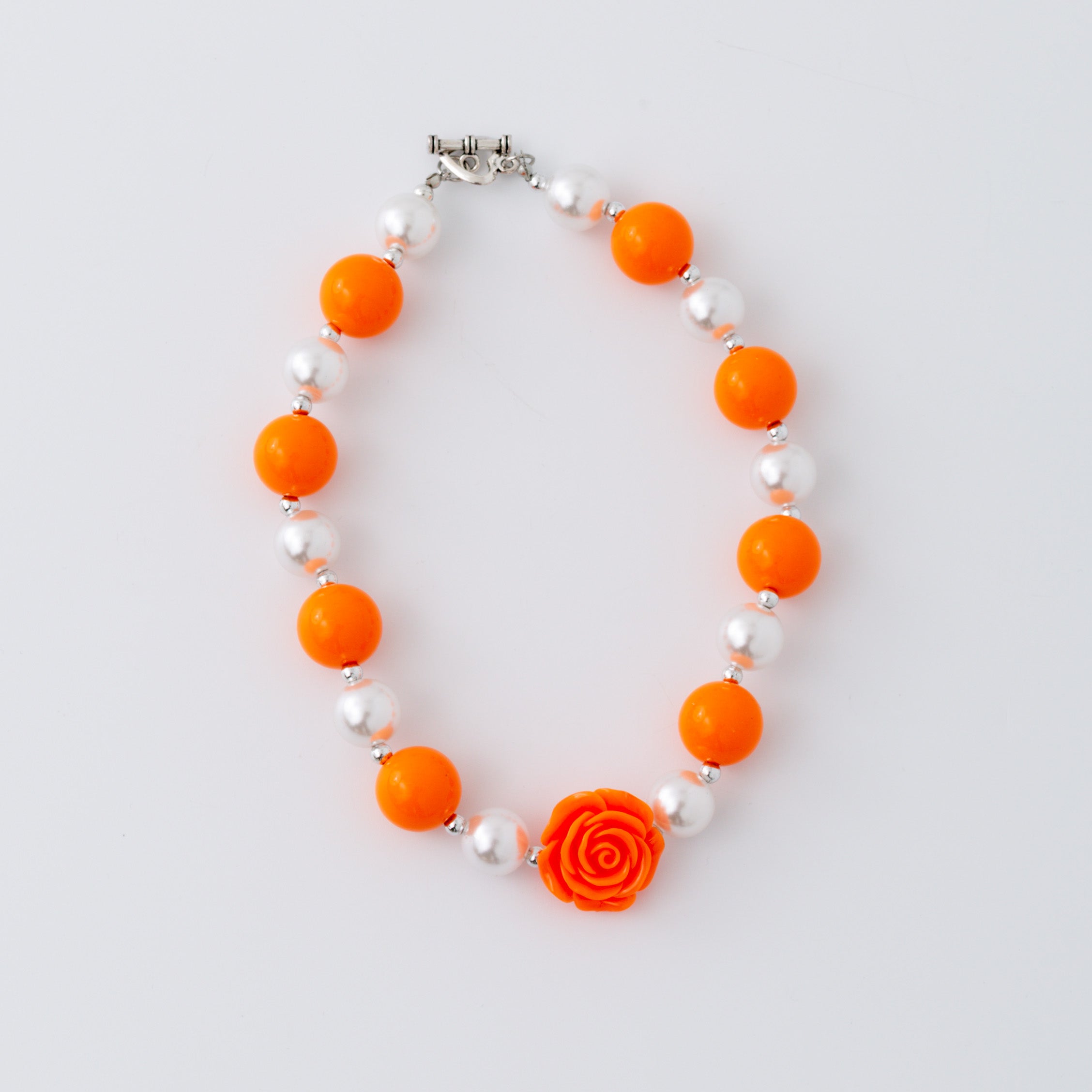 (In Stock G11 G12)Girls Rhinestone Beaded Necklace