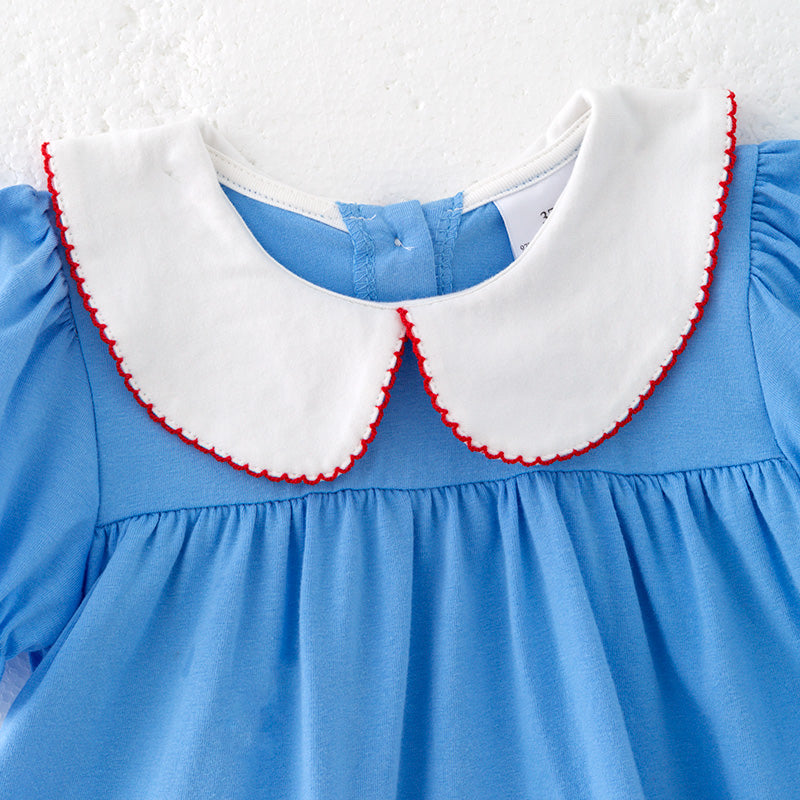 (In Stock)Girls Spring and Summer Baseball Applique Outfit Set