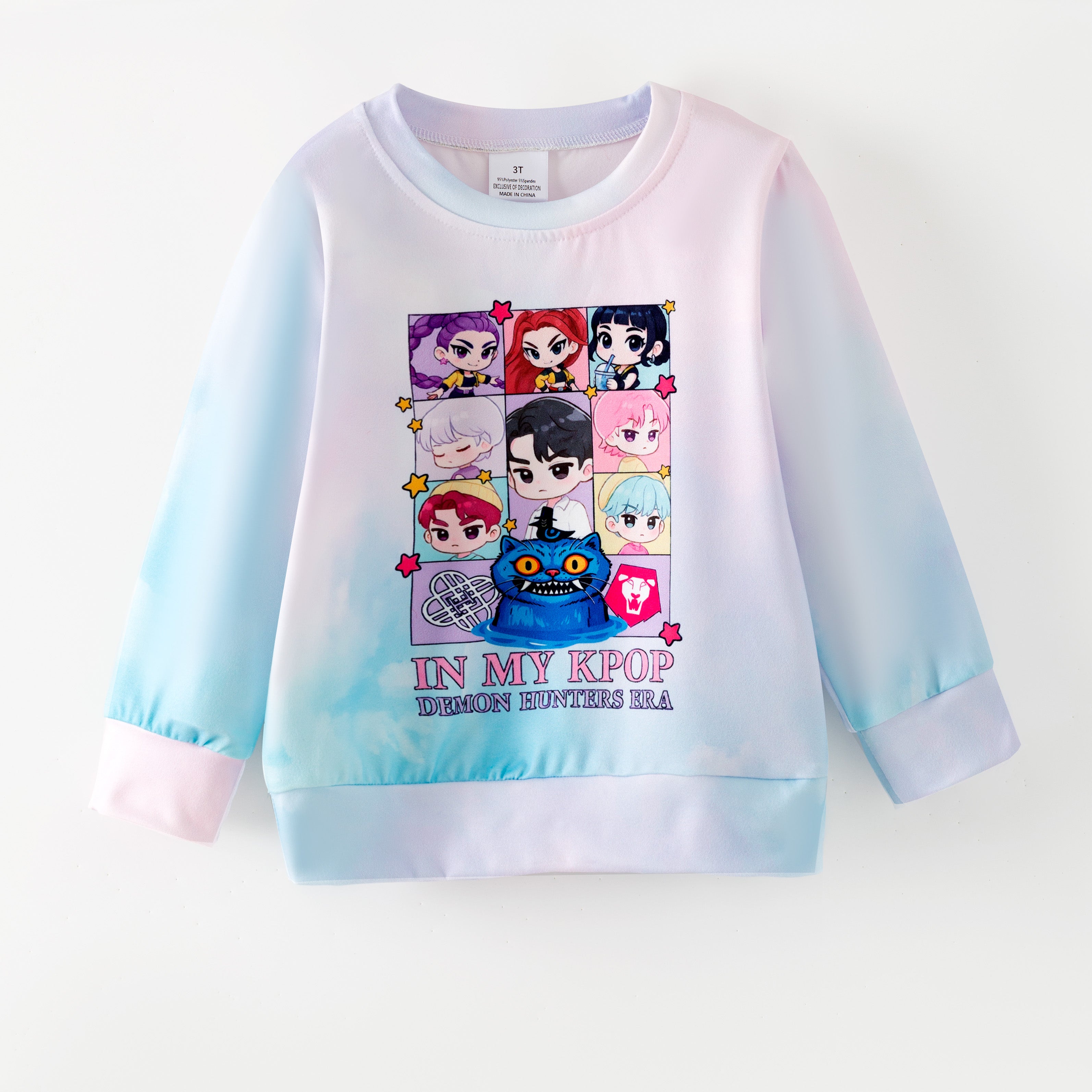 (Pre Order,Prepack Zone)Girls Movie Character Print Top(Mix Size)