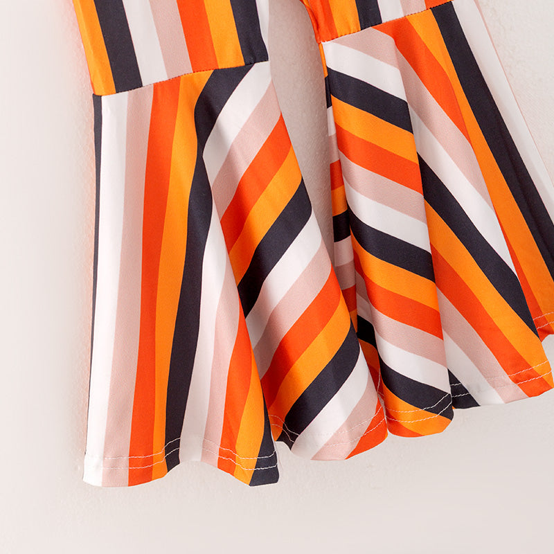 (In Stock G11-5-2)Girls Halloween Print Outfit Set