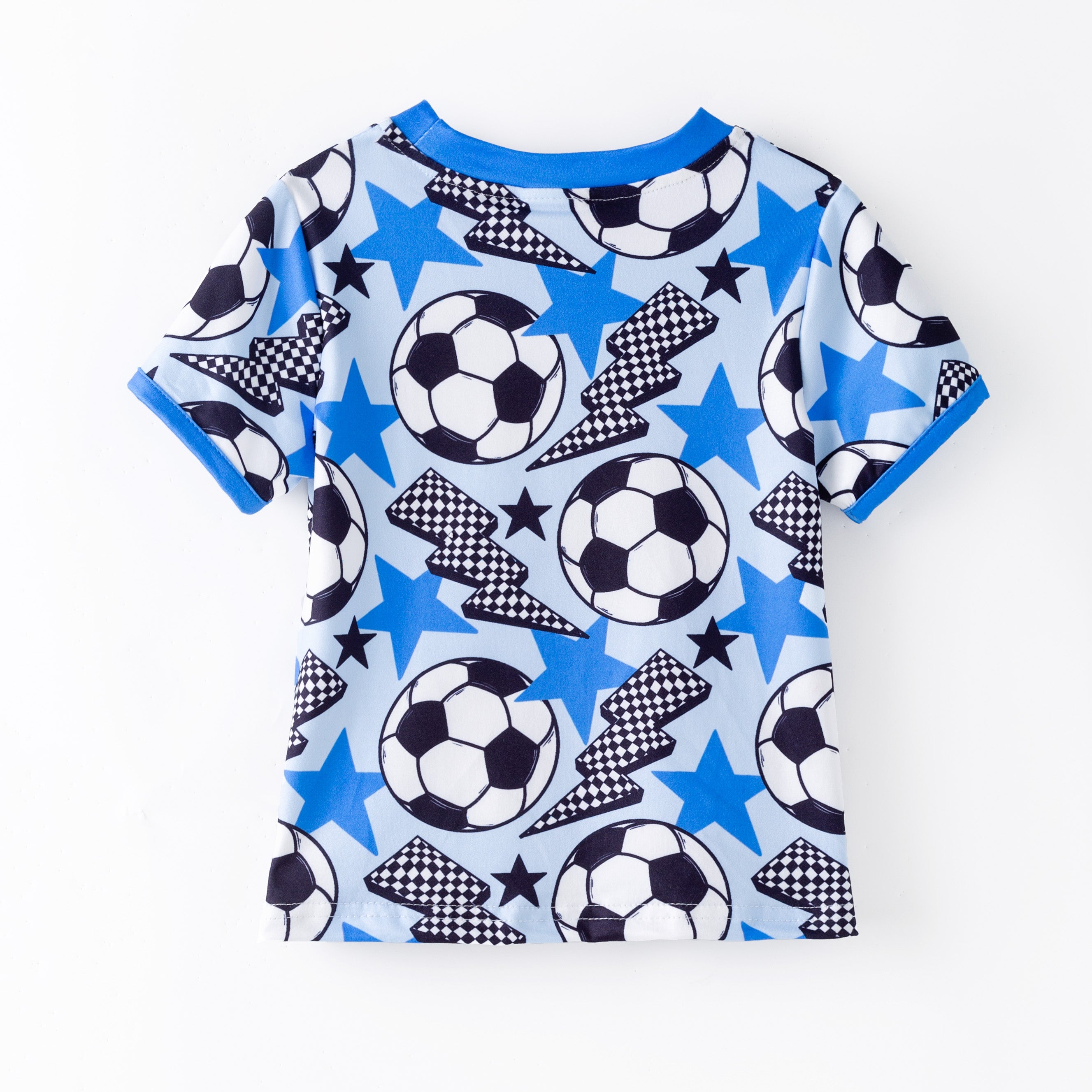 (Pre Order)Boys Spring and Summer Soccer Print Top