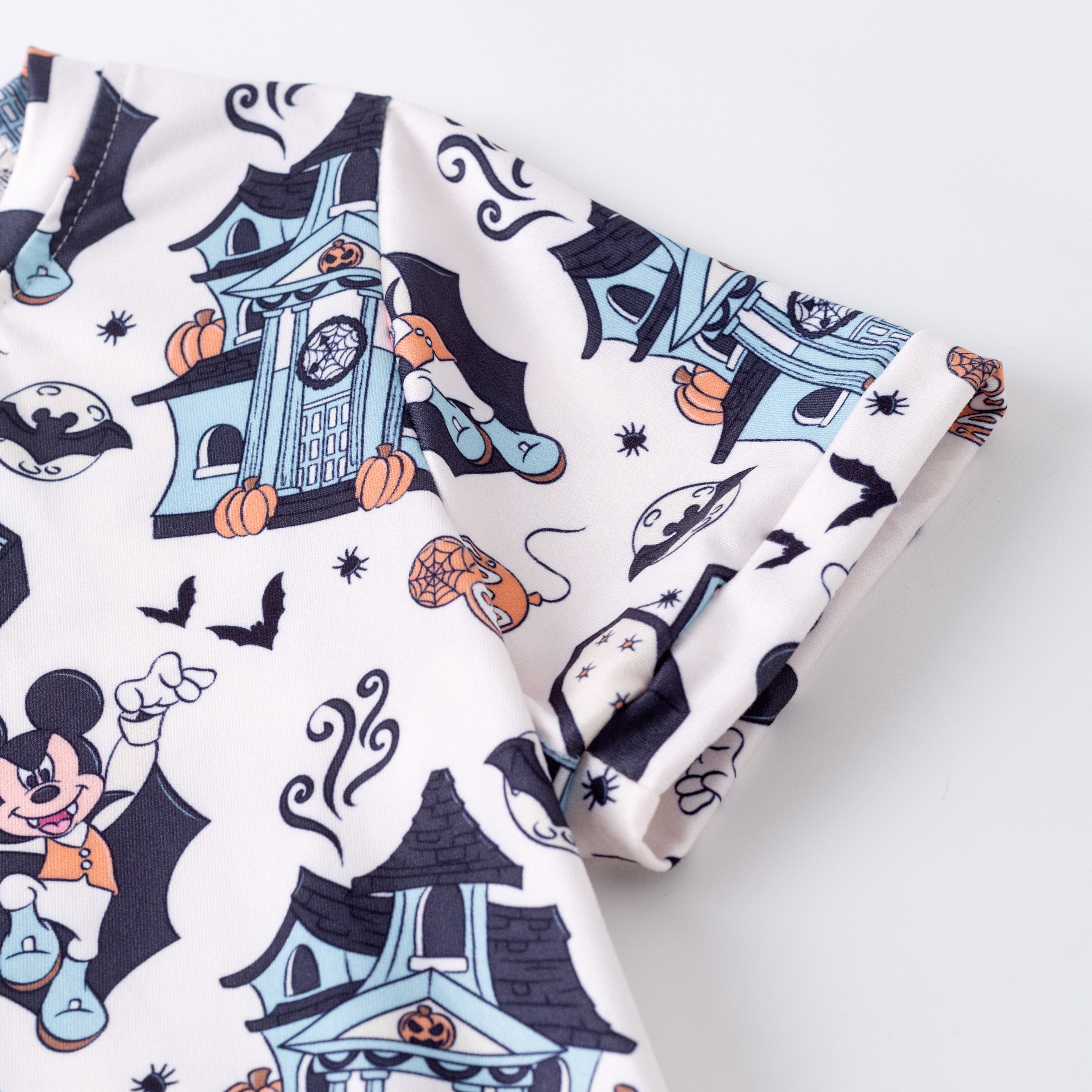(Pre Order)Family Halloween Cartoon Print Top