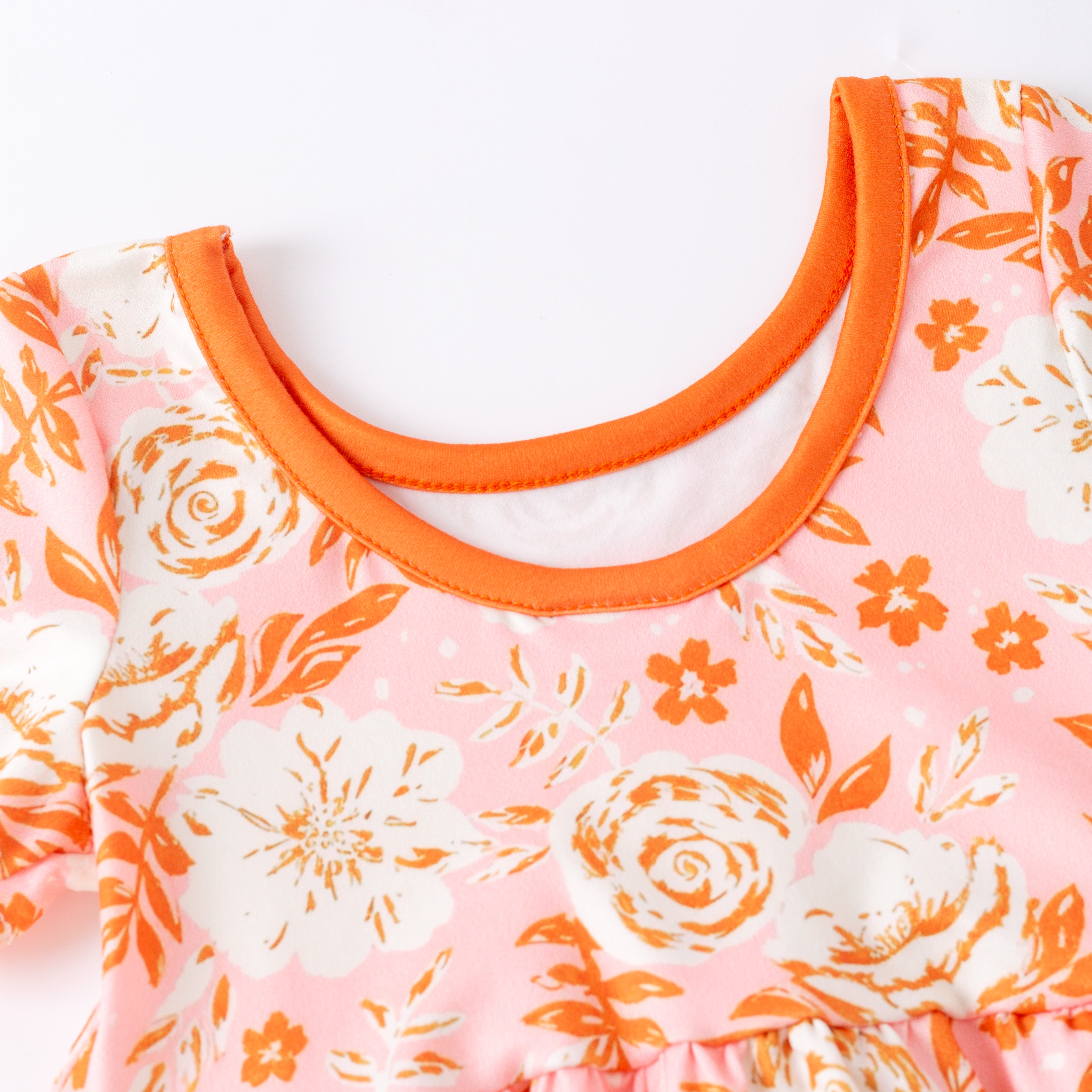 (Pre Order)Mommy&Me Fall Floral Print Jumpsuit with Pockets