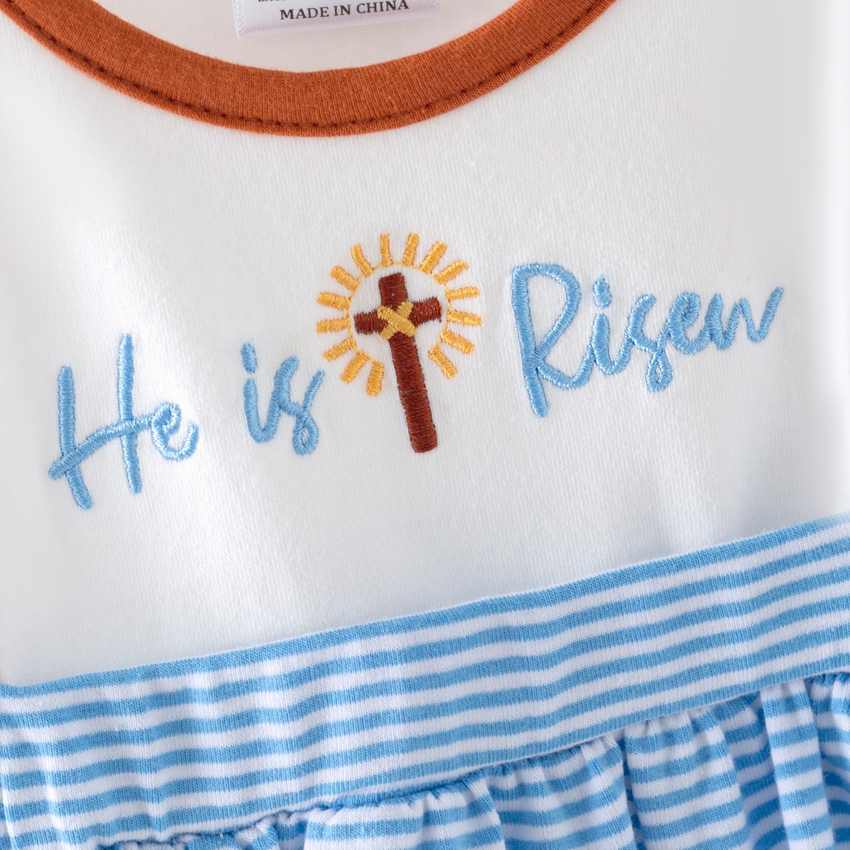 (In Stock)Siblings Easter Embroidery Dress,Set&Romper