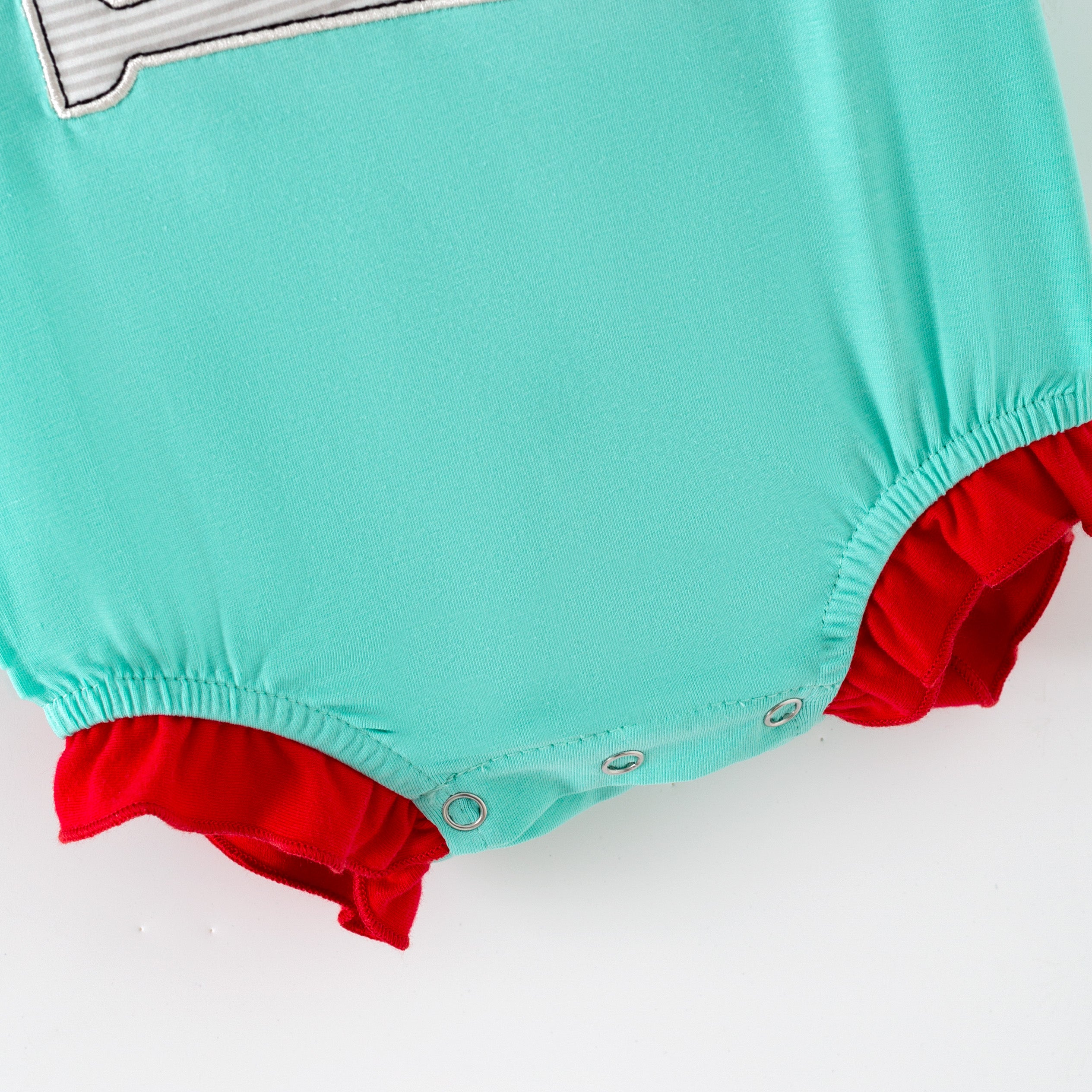 (In Stock)Siblings Spring&Summer Baseball Applique Shorts Set&Romper