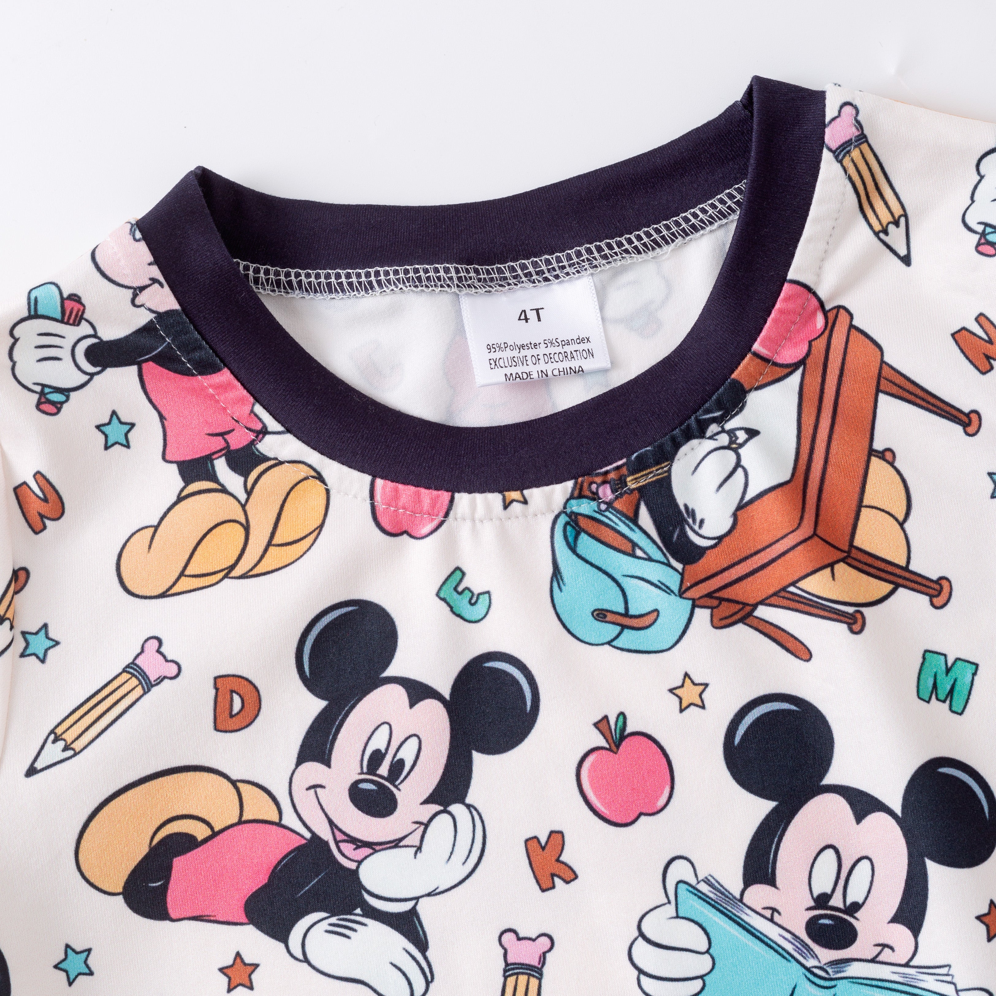 (Pre Order)Boys Summer Back To School Print Top