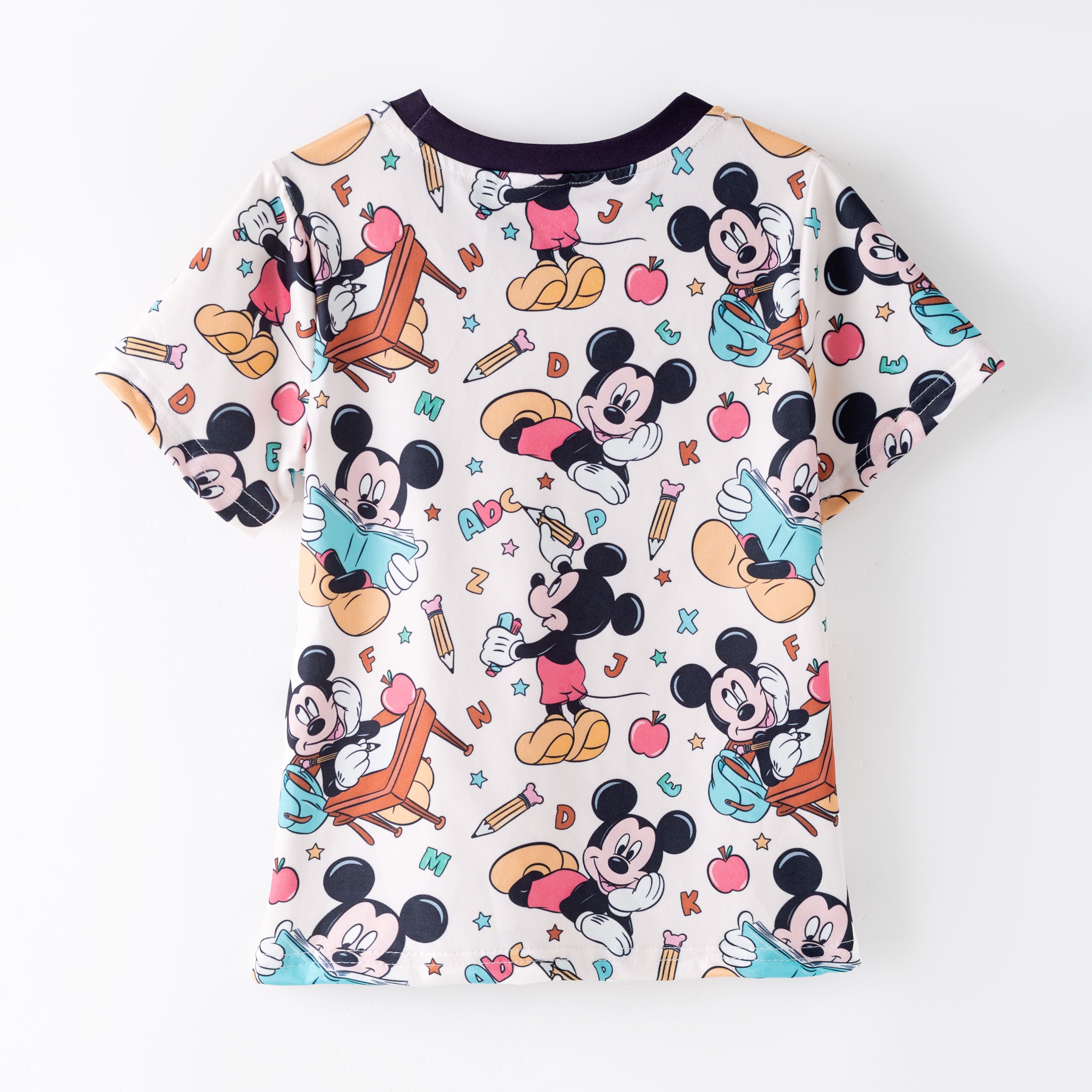 (Pre Order)Boys Summer Back To School Print Top