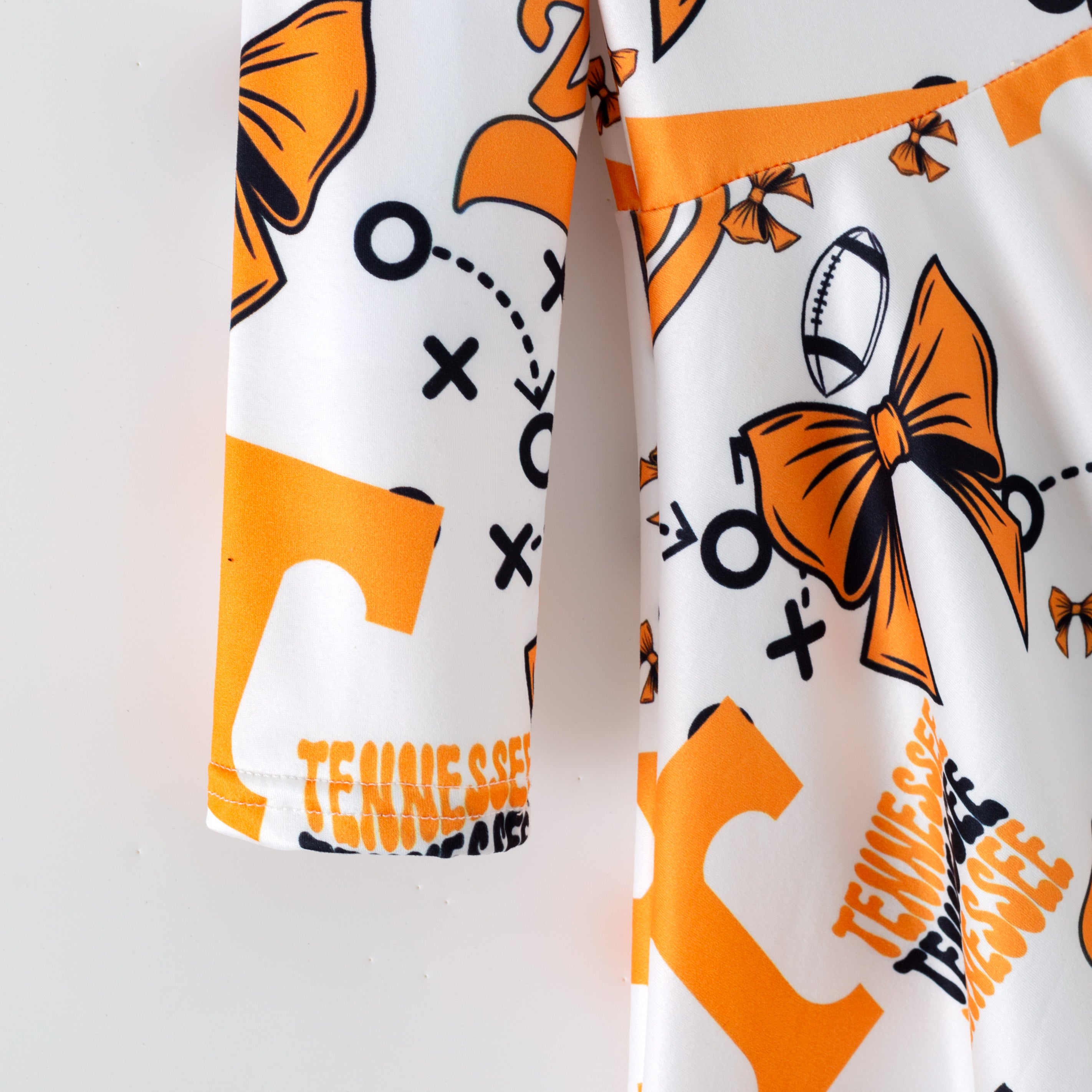 (Pre Order,Prepack Zone)Family Football Print Pajamas&Romper(Mix Size)