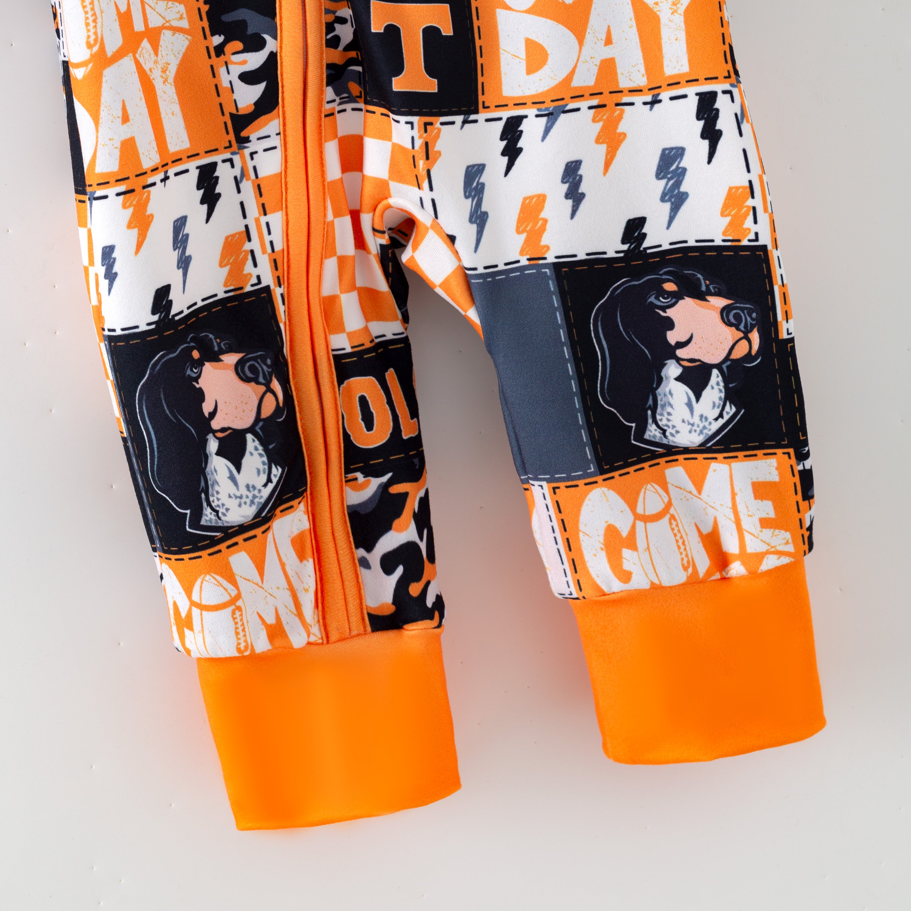 (Pre Order,Prepack Zone)Family Football Print Pajamas&Romper(Mix Size)