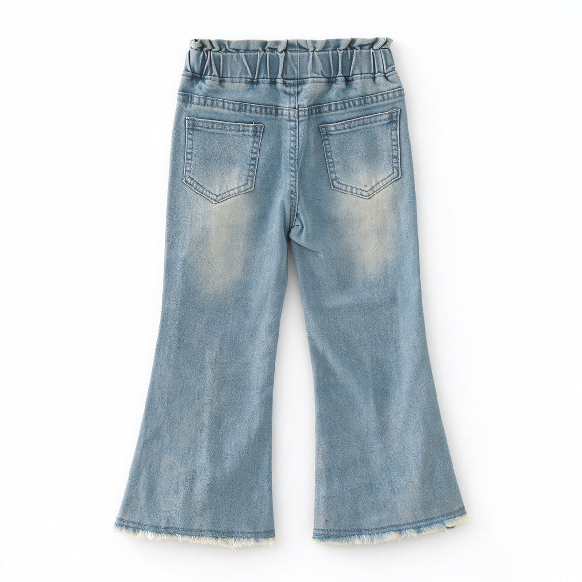 (In Stock)Girls Fall Blue Pearl Jeans