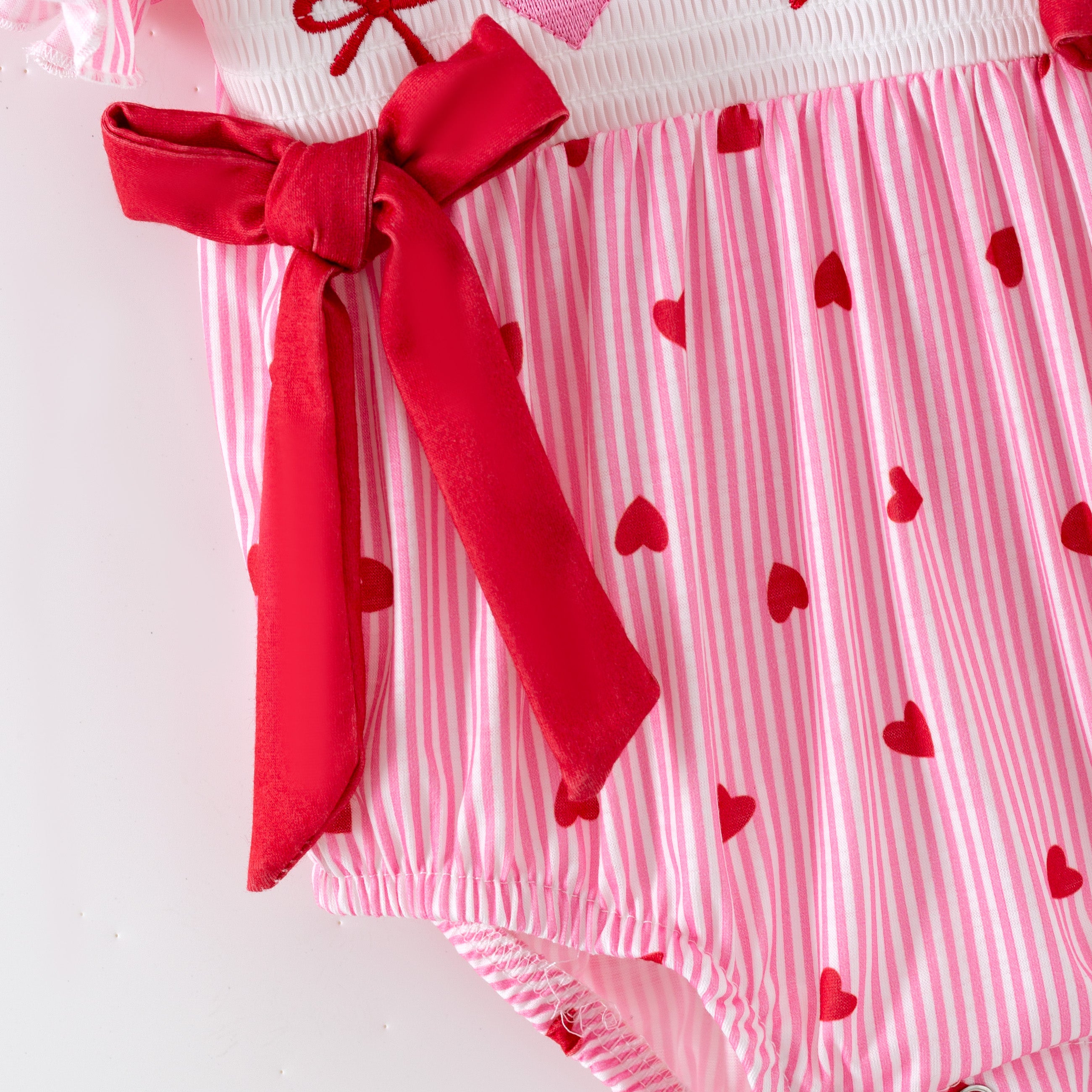 (Pre Order,Prepack Zone)Family Valentine's Day Embroidery Set&Romper(Mix Size)