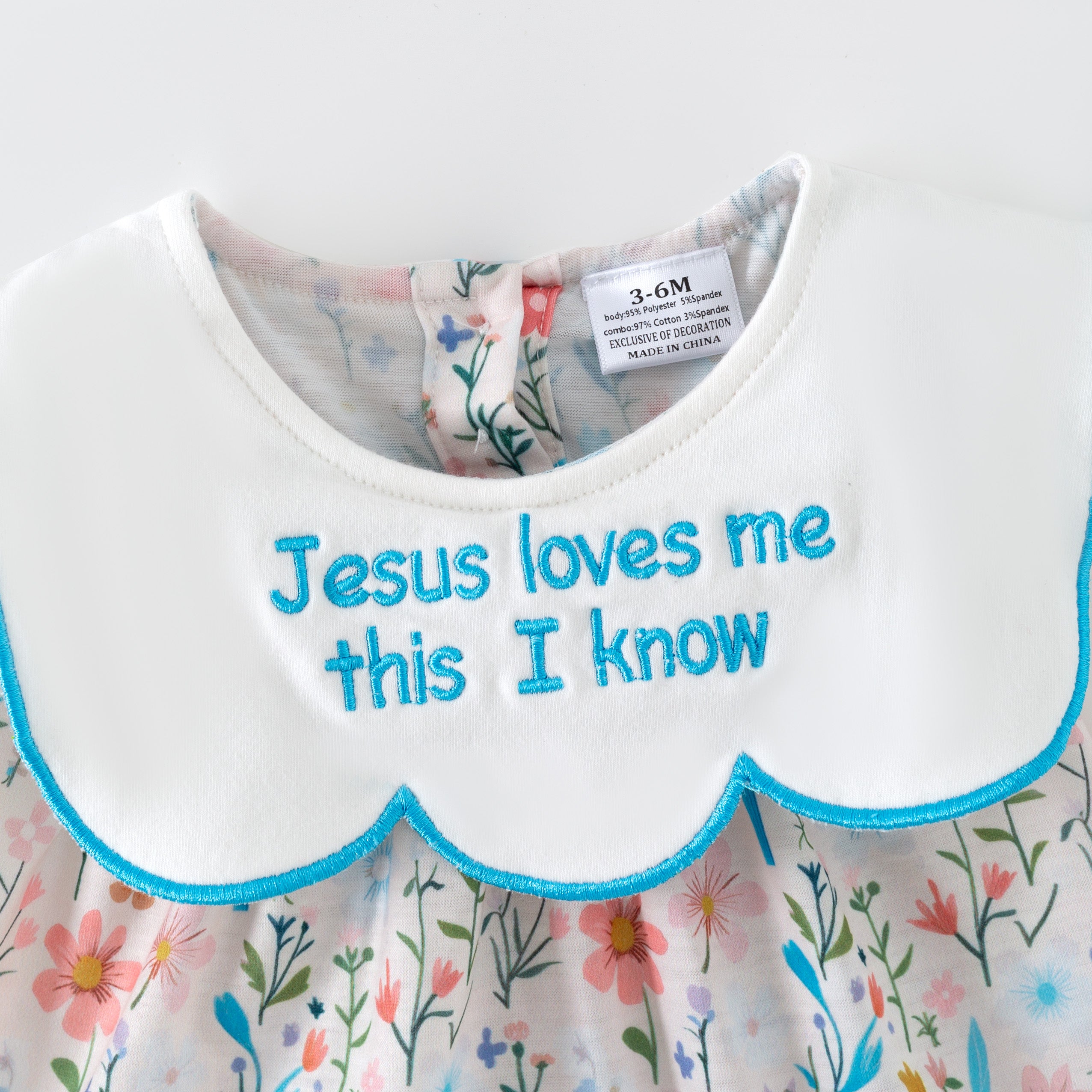 (In Stock)Siblings Easter Embroidery Cotton Shorts Set&Romper