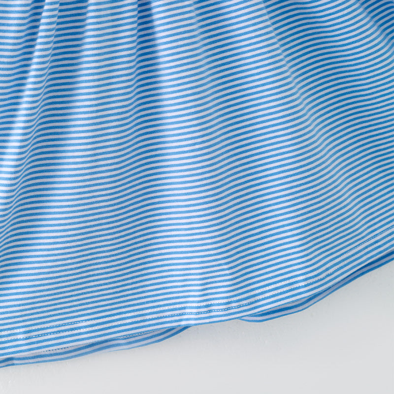 (In Stock)Girls Spring and Summer Princess Applique Cotton Dress