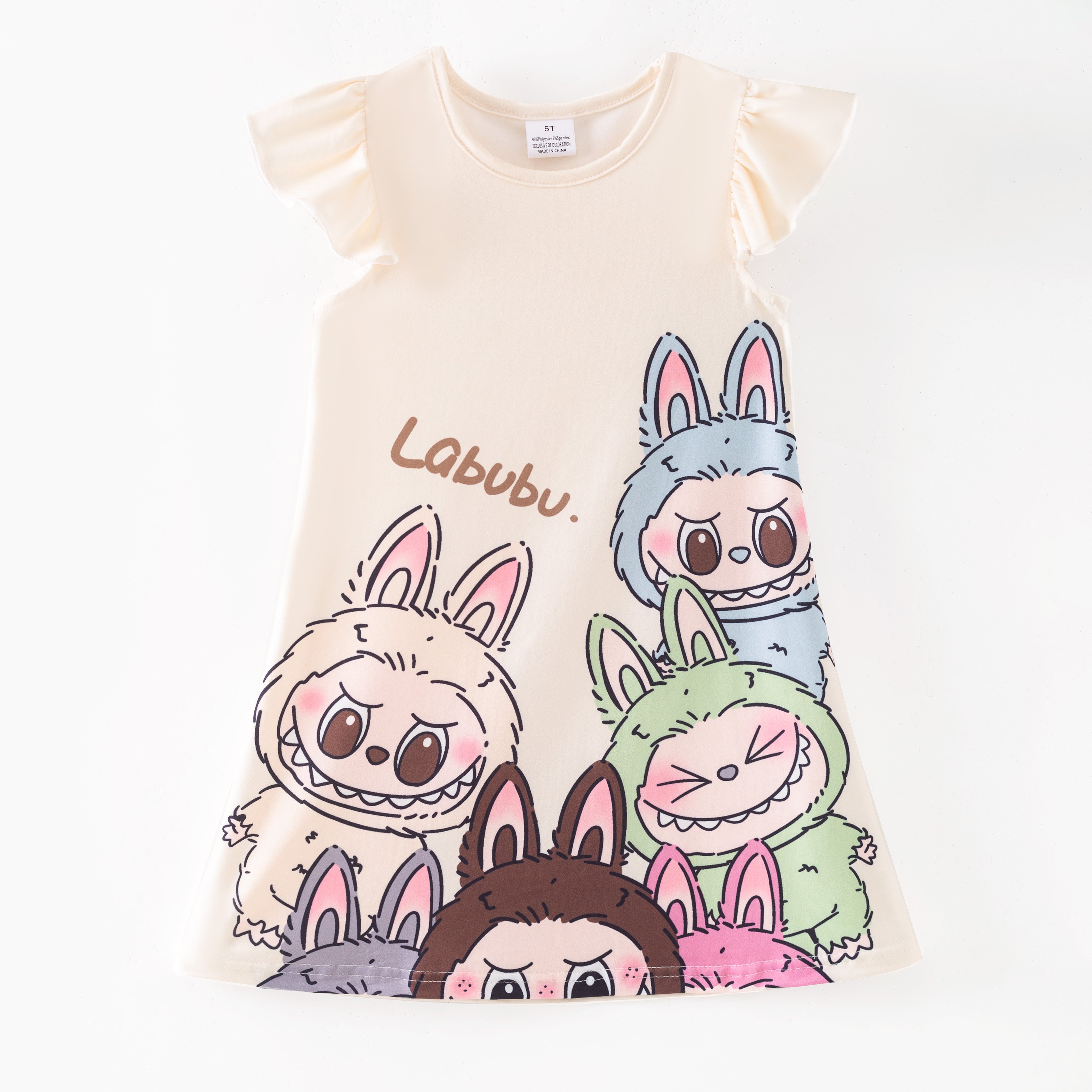 (Pre Order)Girls Spring and Summer Cartoon Print Pajamas