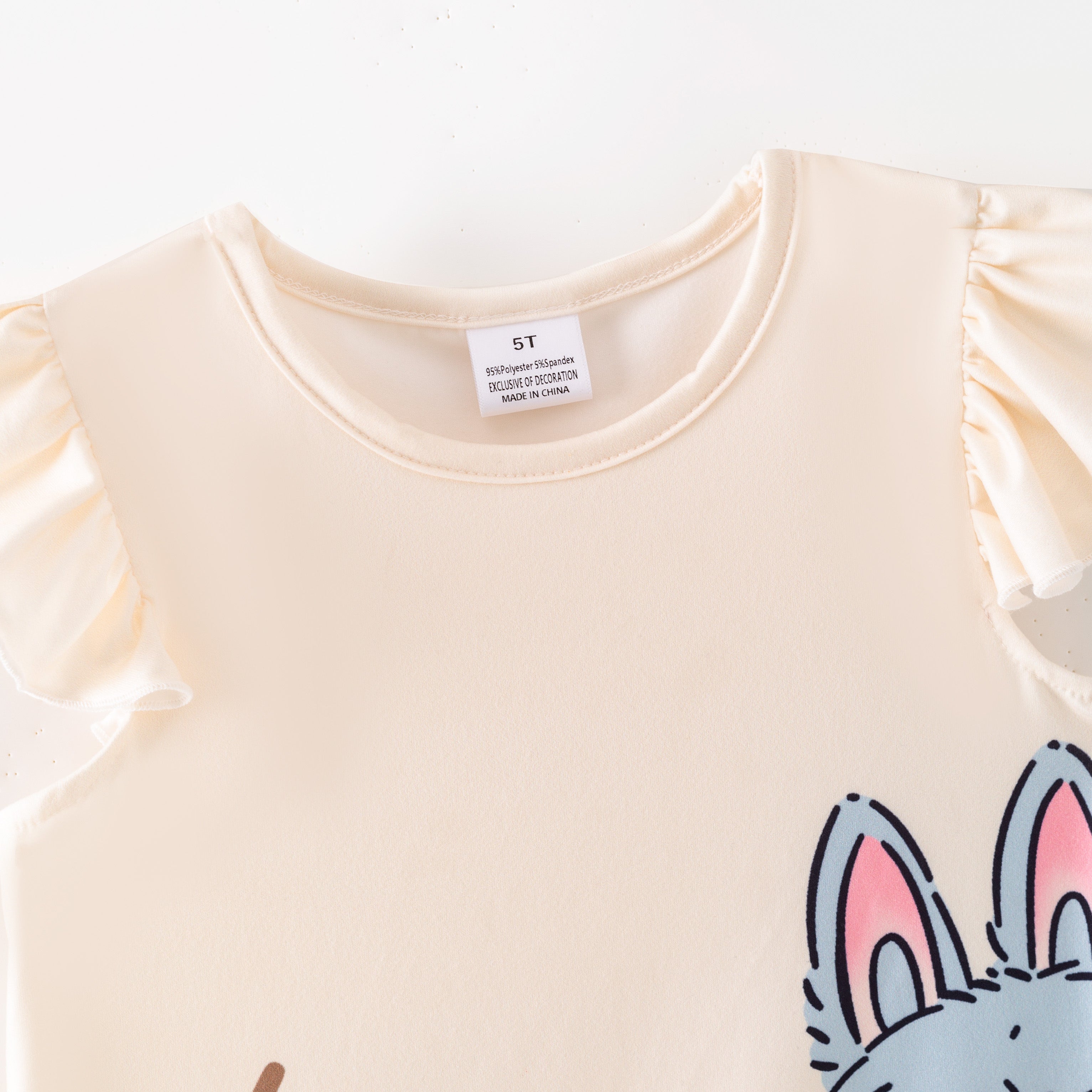 (Pre Order)Girls Spring and Summer Cartoon Print Pajamas