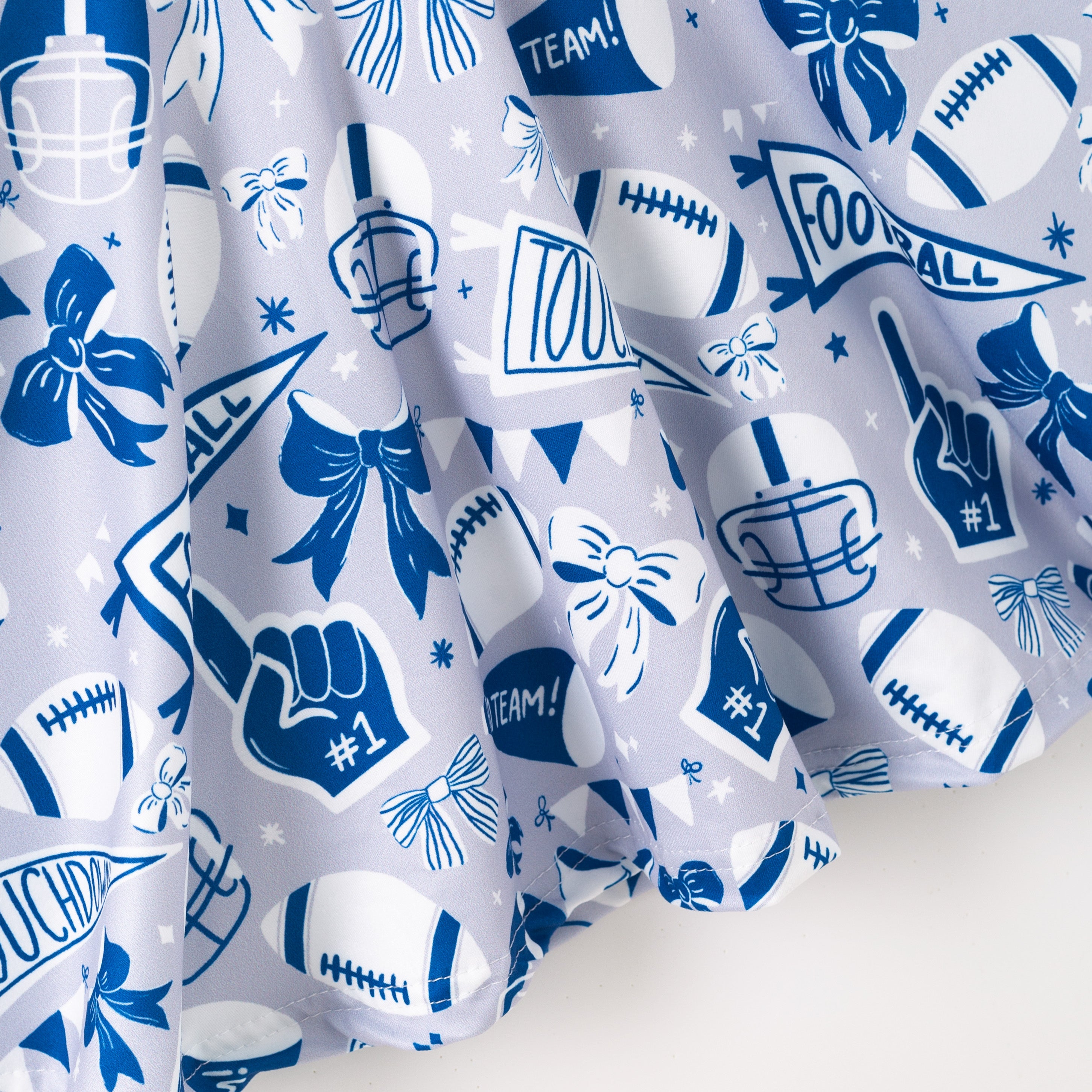 (Pre Order)Girls Summer Football Print Dress