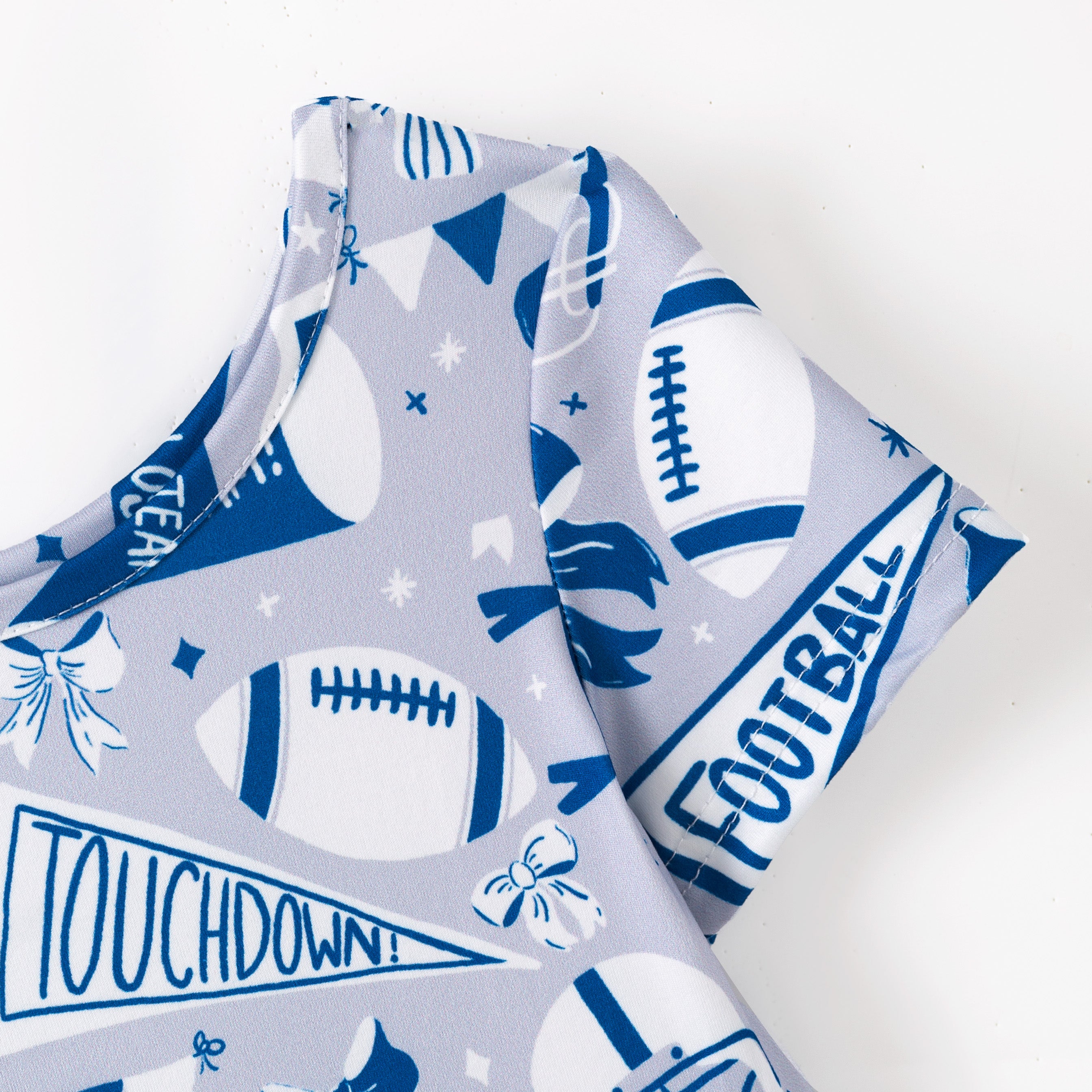 (Pre Order)Girls Summer Football Print Dress