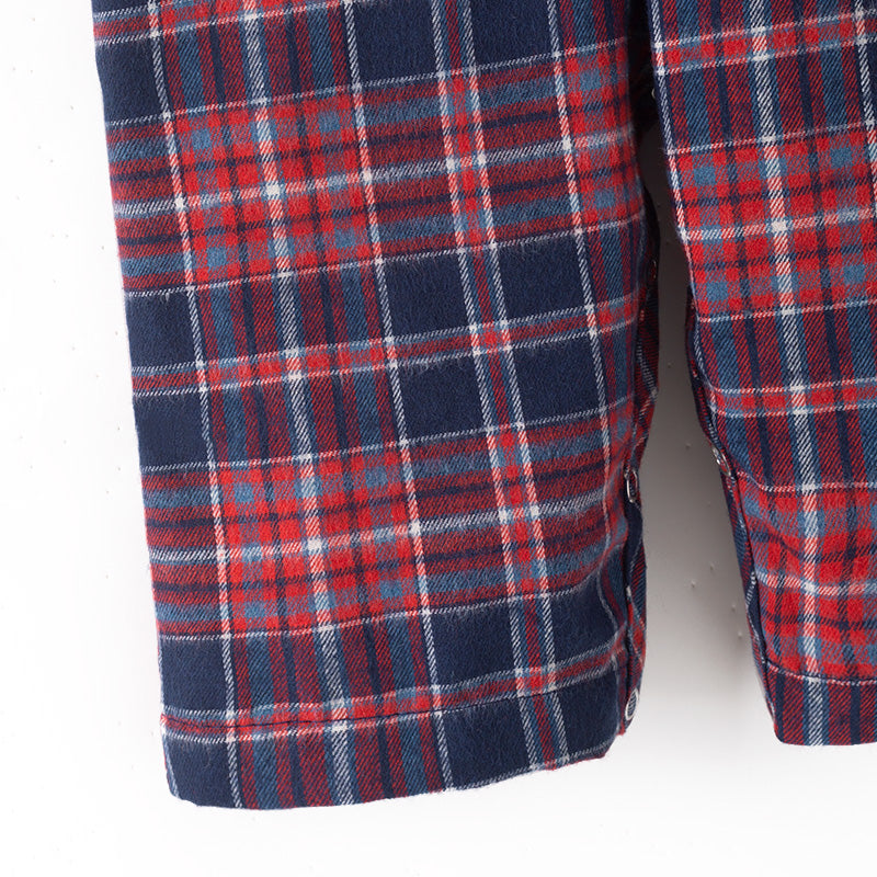 (In Stock)Toddler Boys Christmas Santa Claus Embroidery Smocked Romper