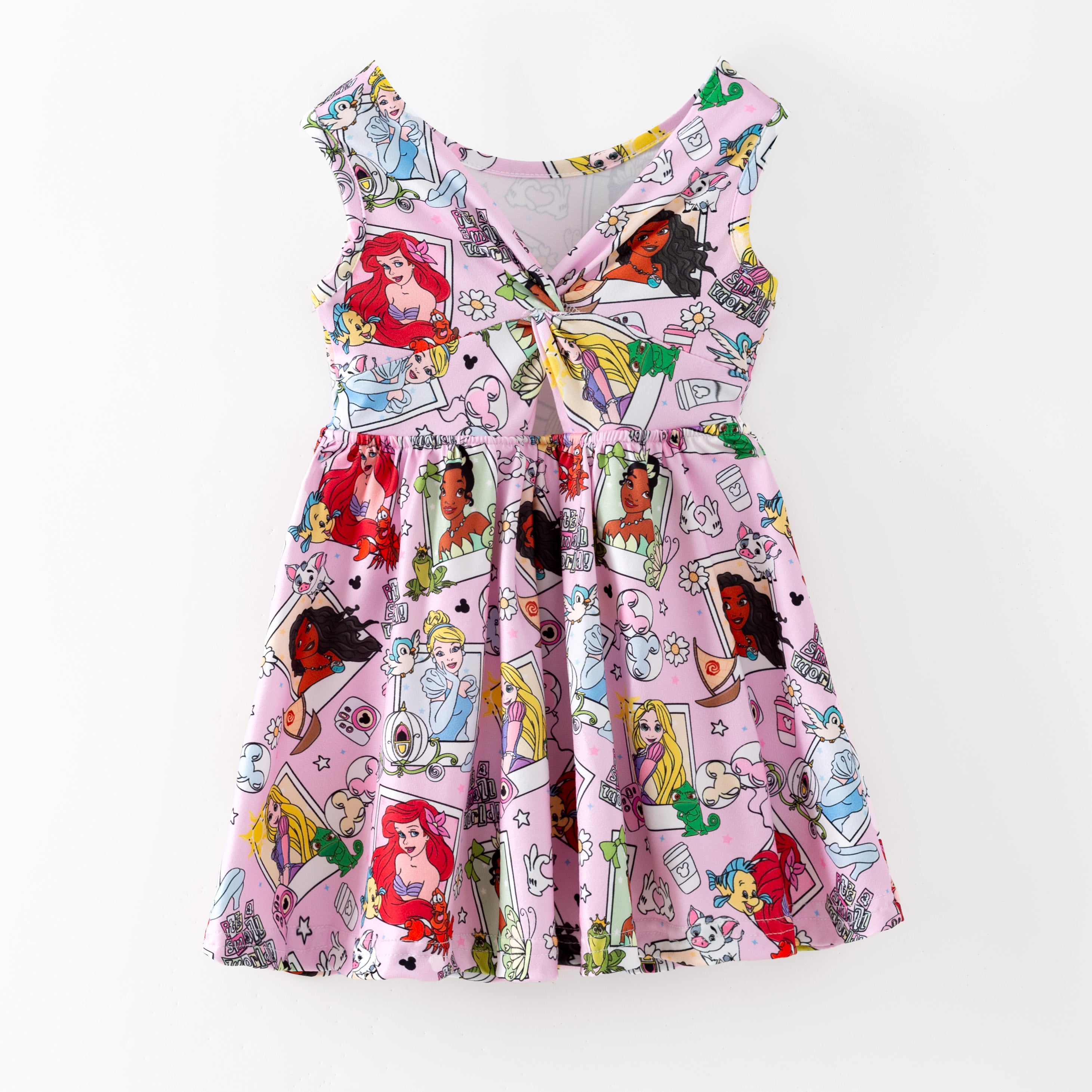 (Pre Order,Prepack Zone)Girls Spring&Summer Cartoon Print Skort Dress(Mix Size)