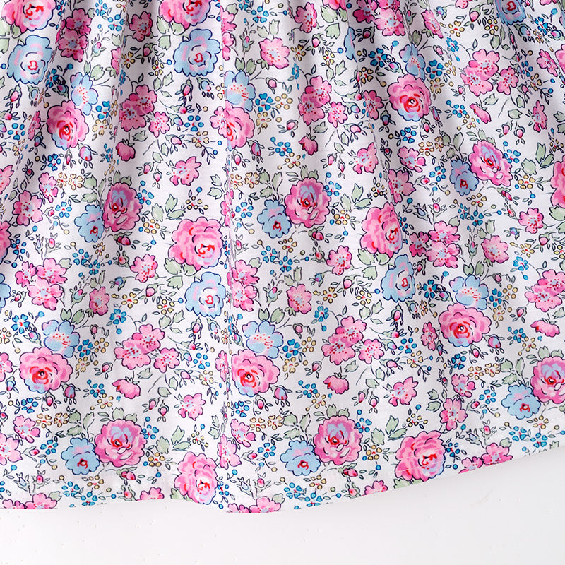 (In Stock)Girls Halloween&Thanksgiving Pumpkin Embroidery Dress