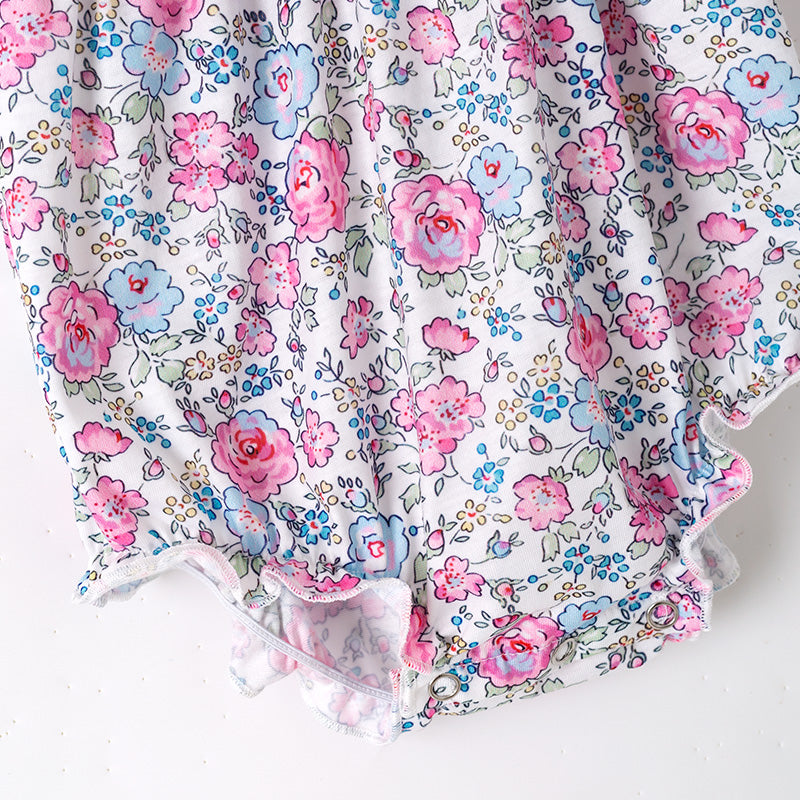 (In Stock)Toddler Girls Halloween&Thanksgiving Pumpkin Embroidery Romper