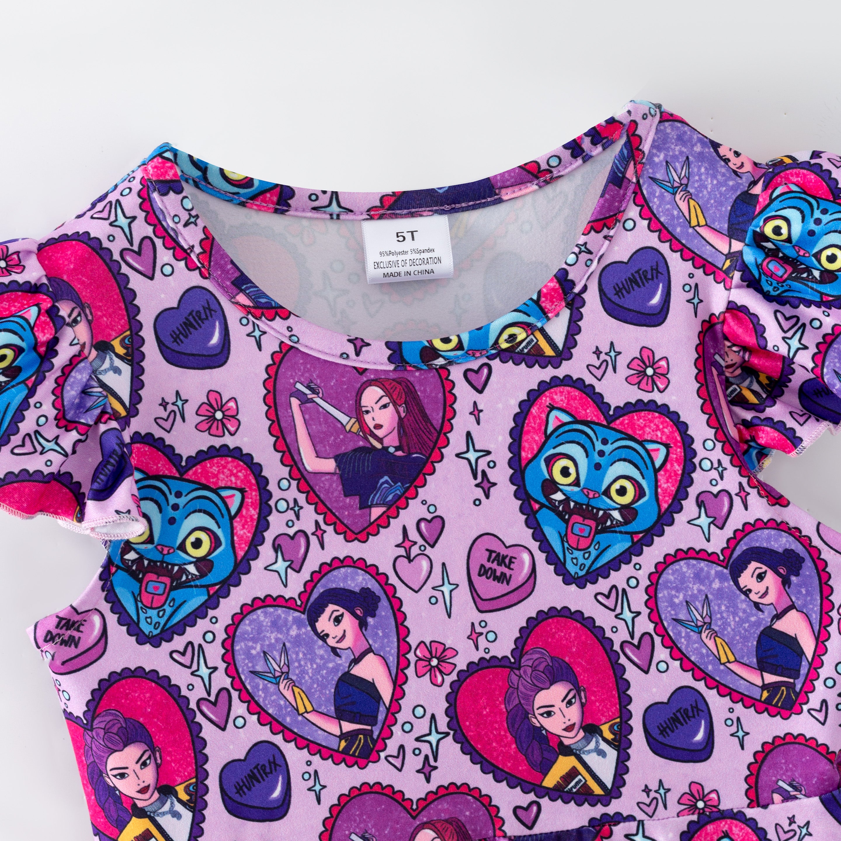 (Pre Order,Prepack Zone)Girls Movie Character Print Dress(Mix Size)