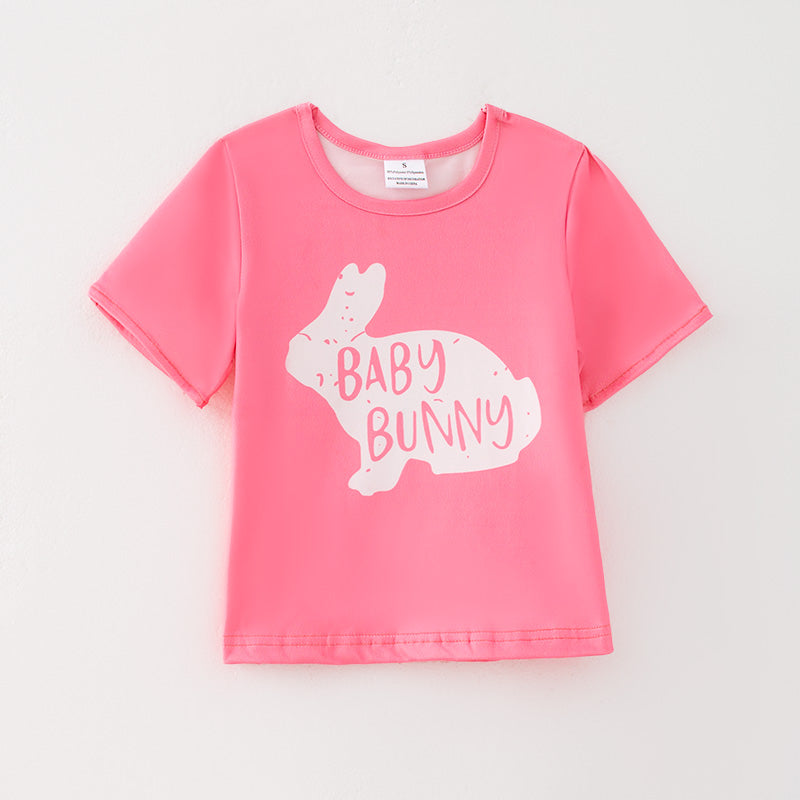 (In Stock)Mommy and Me Easter Bunny Print Top