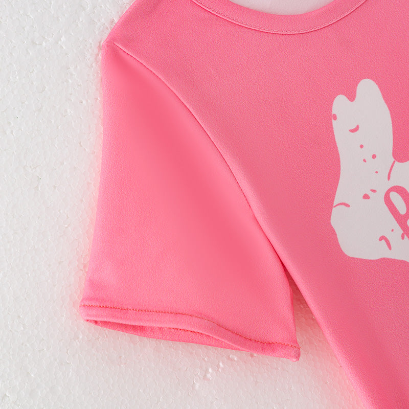(In Stock)Mommy and Me Easter Bunny Print Top