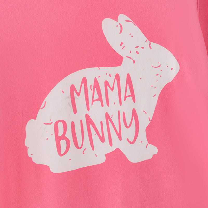 (In Stock)Mommy and Me Easter Bunny Print Top