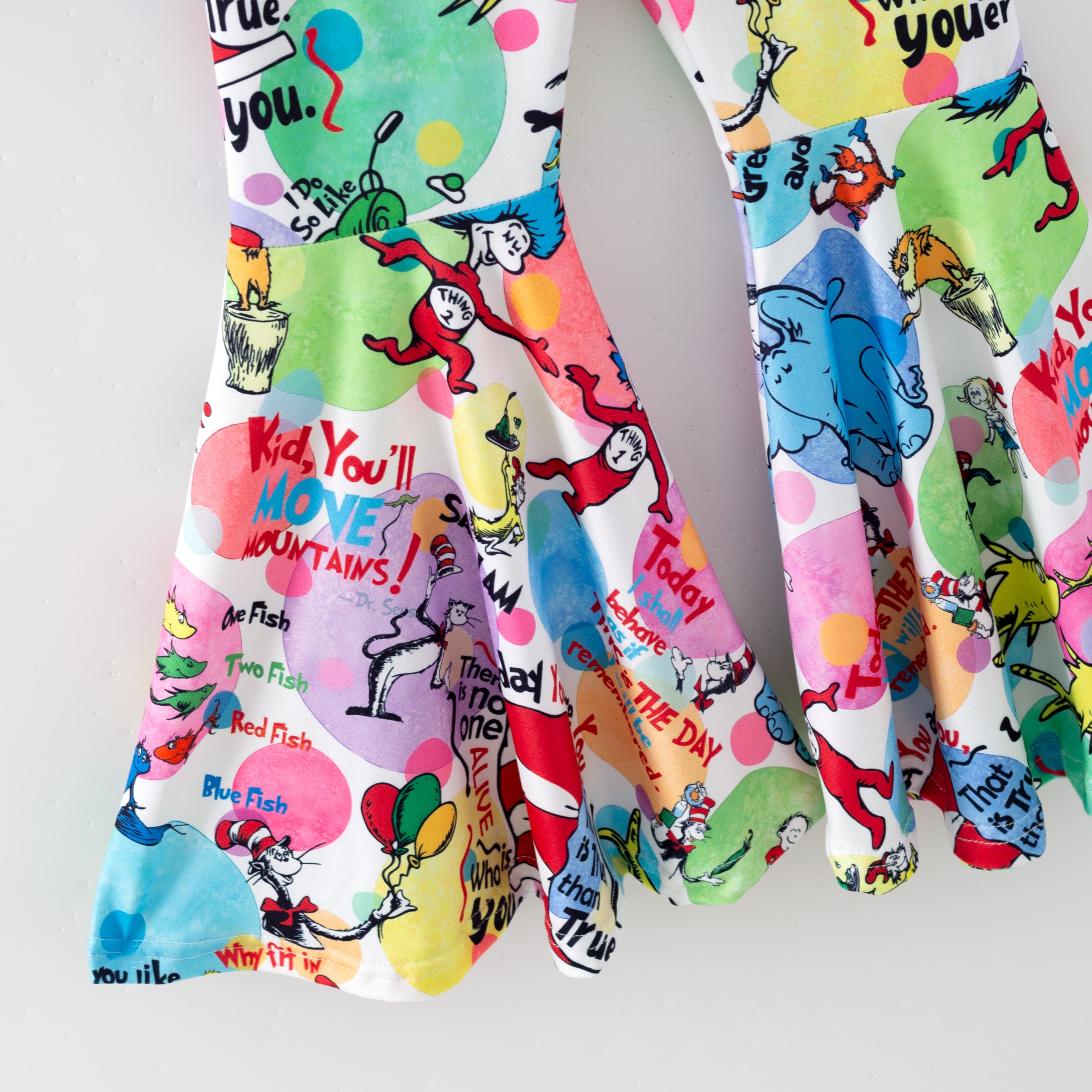 (Pre Order,Prepack Zone)Girls DR SEUSS Print Outfit Set(Mix Size)