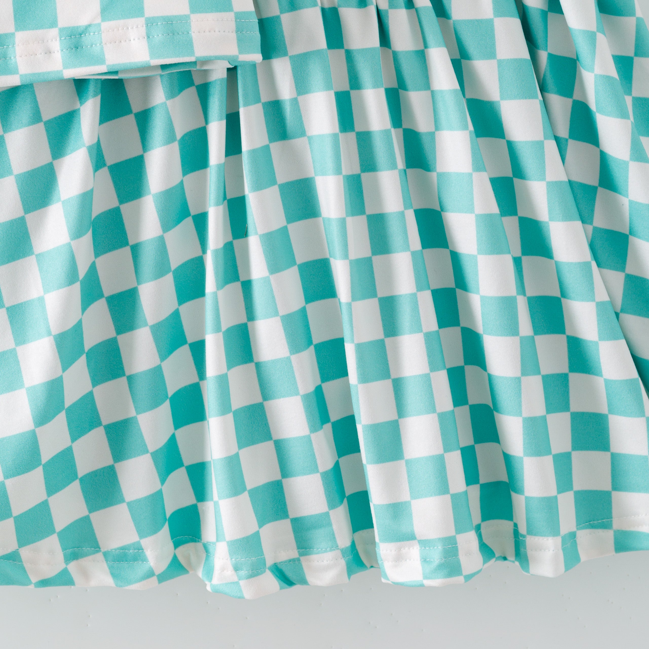 (Pre Order,Prepack Zone)Girls Spring&Summer Plaid Print Skort Set(Mix Size)