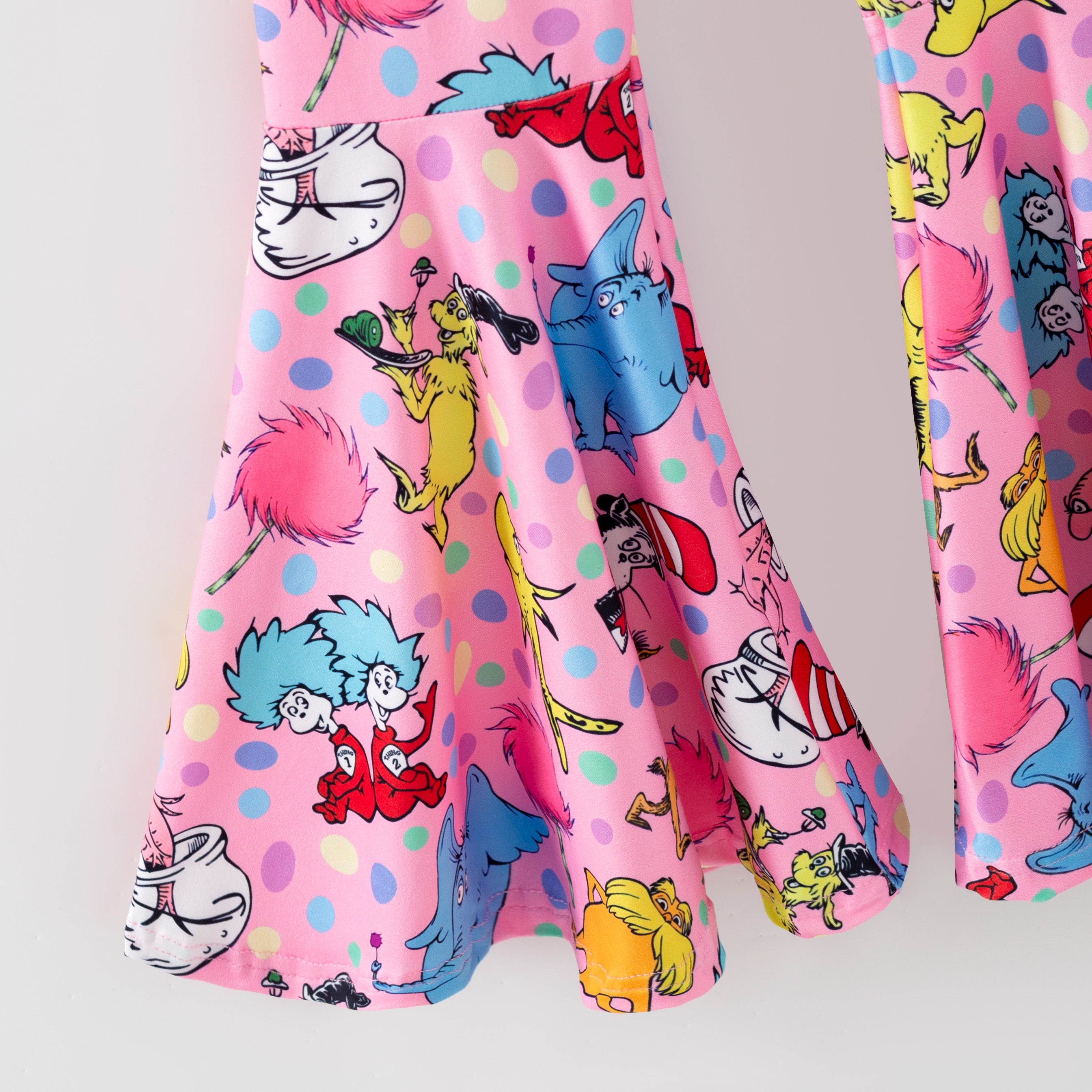 (Pre Order,Prepack Zone)Girls DR SEUSS Print Outfit Set&Dress(Mix Size)