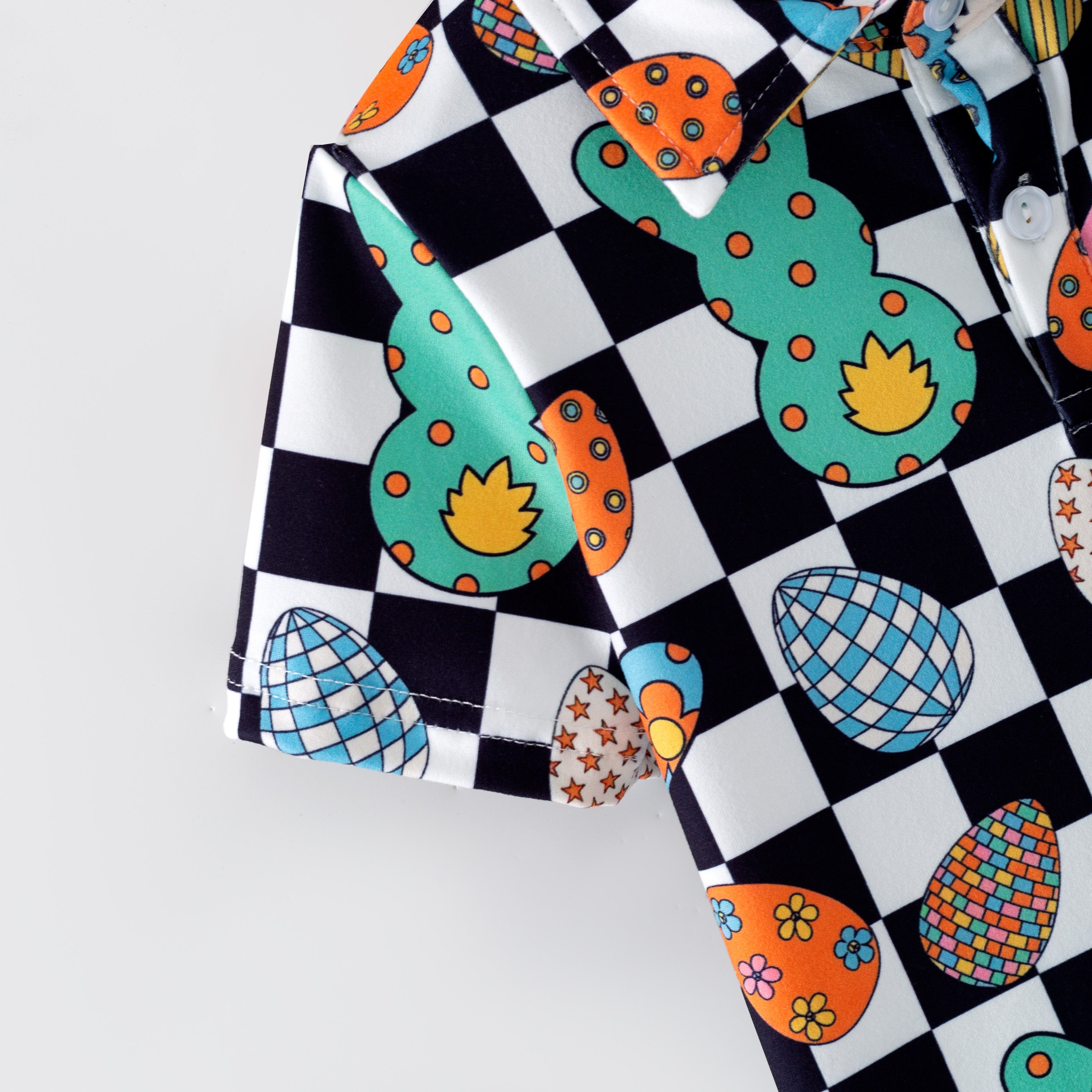 (Pre Order,Prepack Zone)Boys Easter Bunny Print Top(Mix Size)