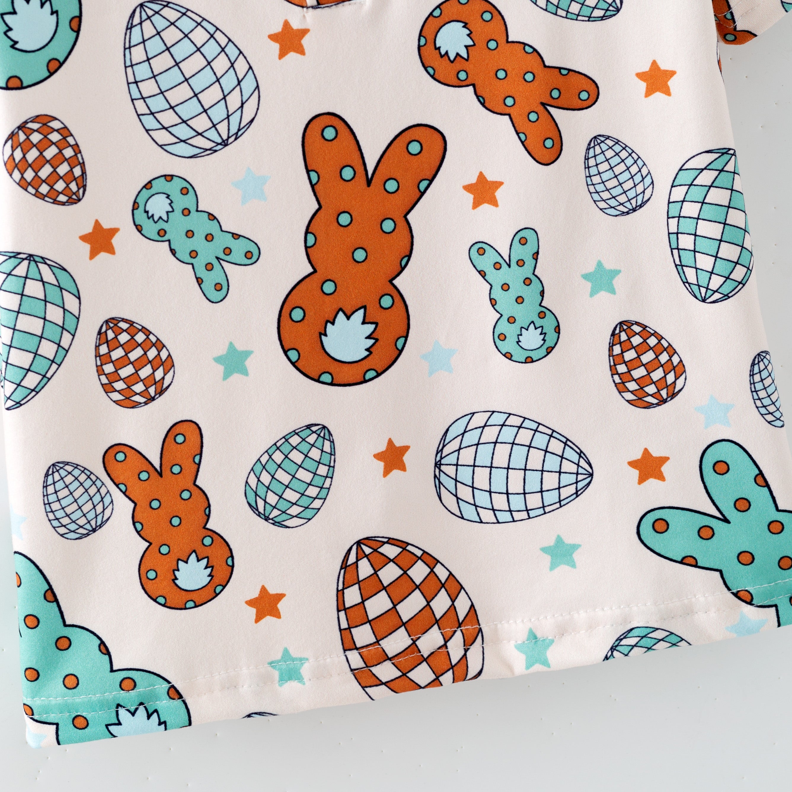 (Pre Order,Prepack Zone)Boys Easter Bunny Print Top(Mix Size)