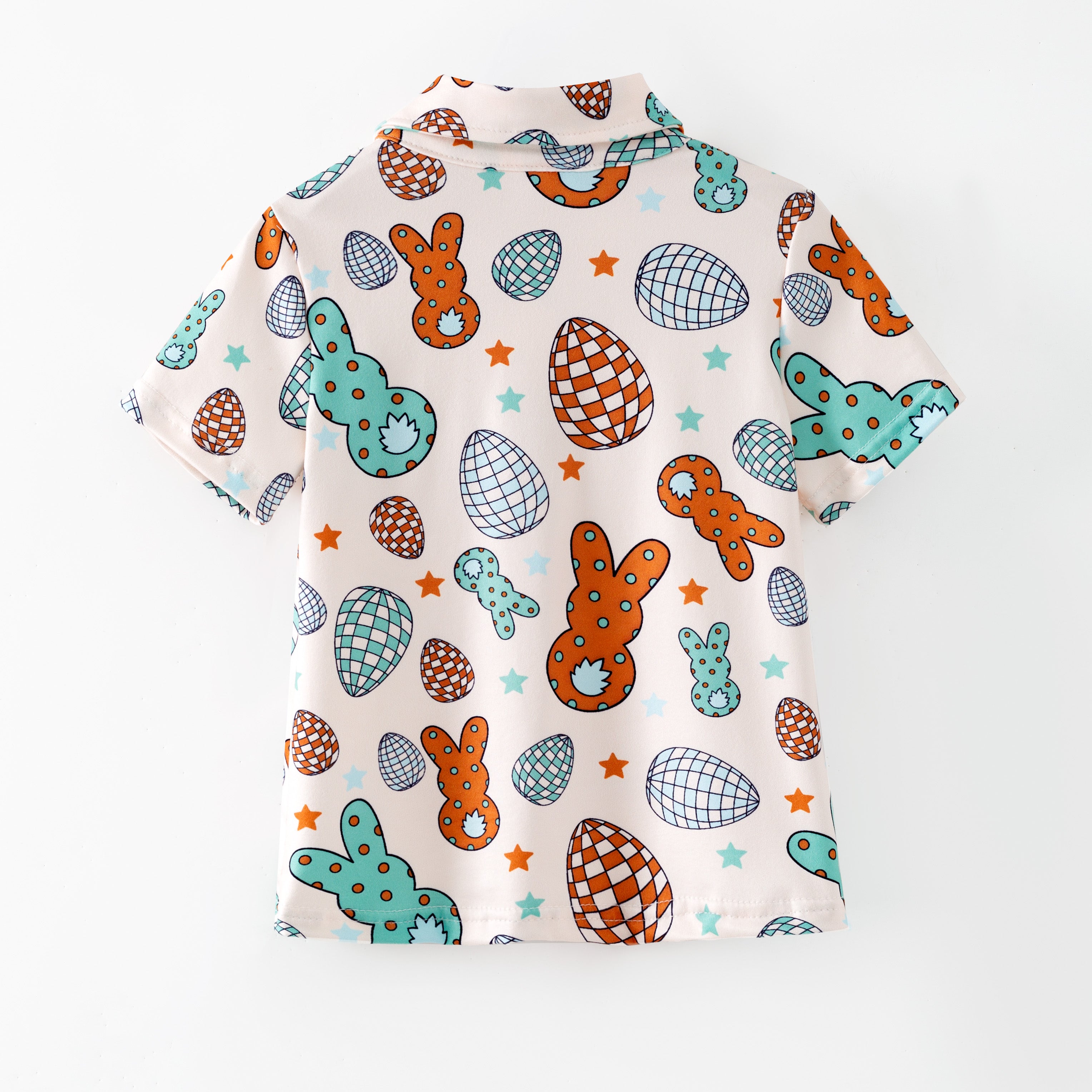 (Pre Order,Prepack Zone)Boys Easter Bunny Print Top(Mix Size)