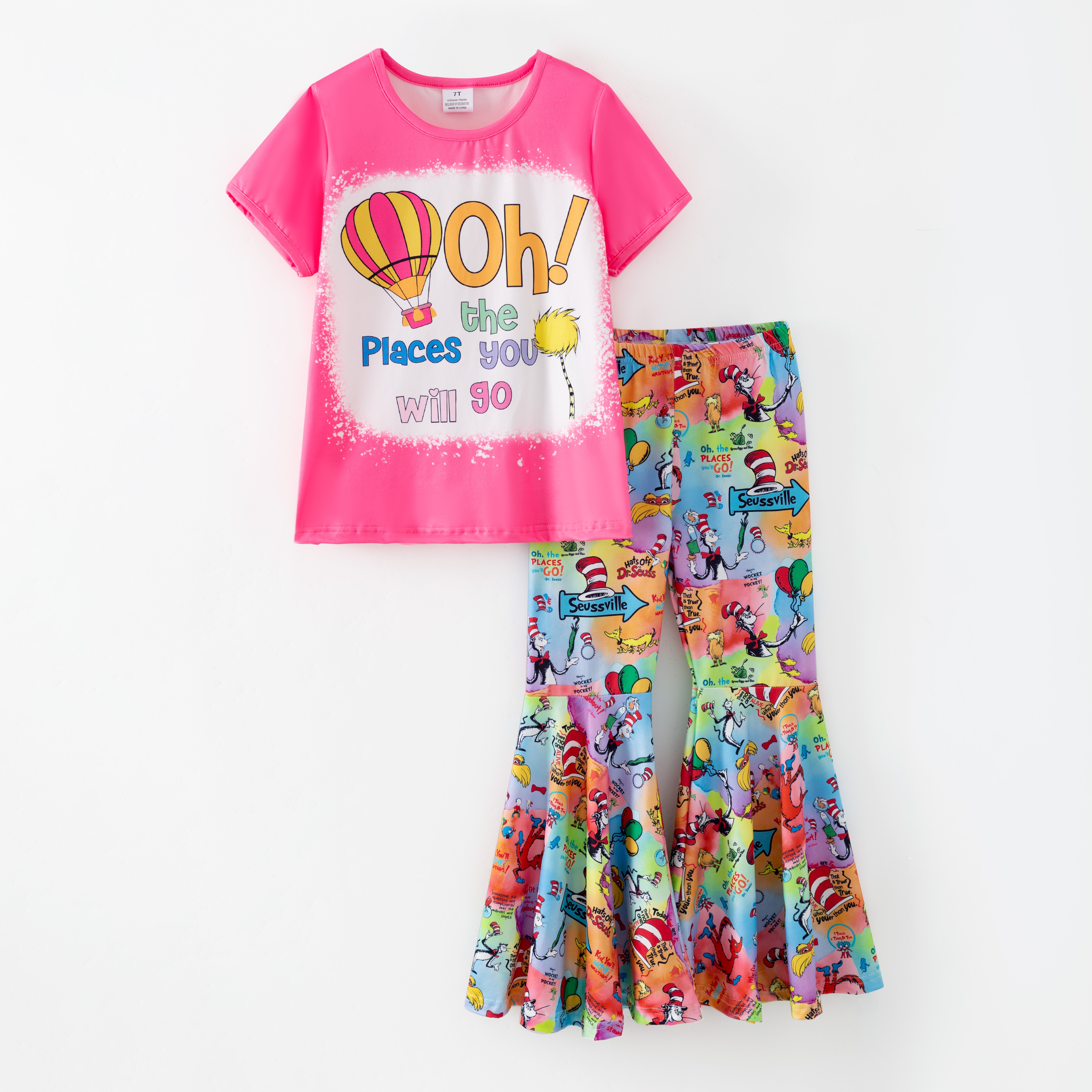 (Pre Order,Prepack Zone)Girls DR SEUSS Print Outfit Set&Dress(Mix Size)