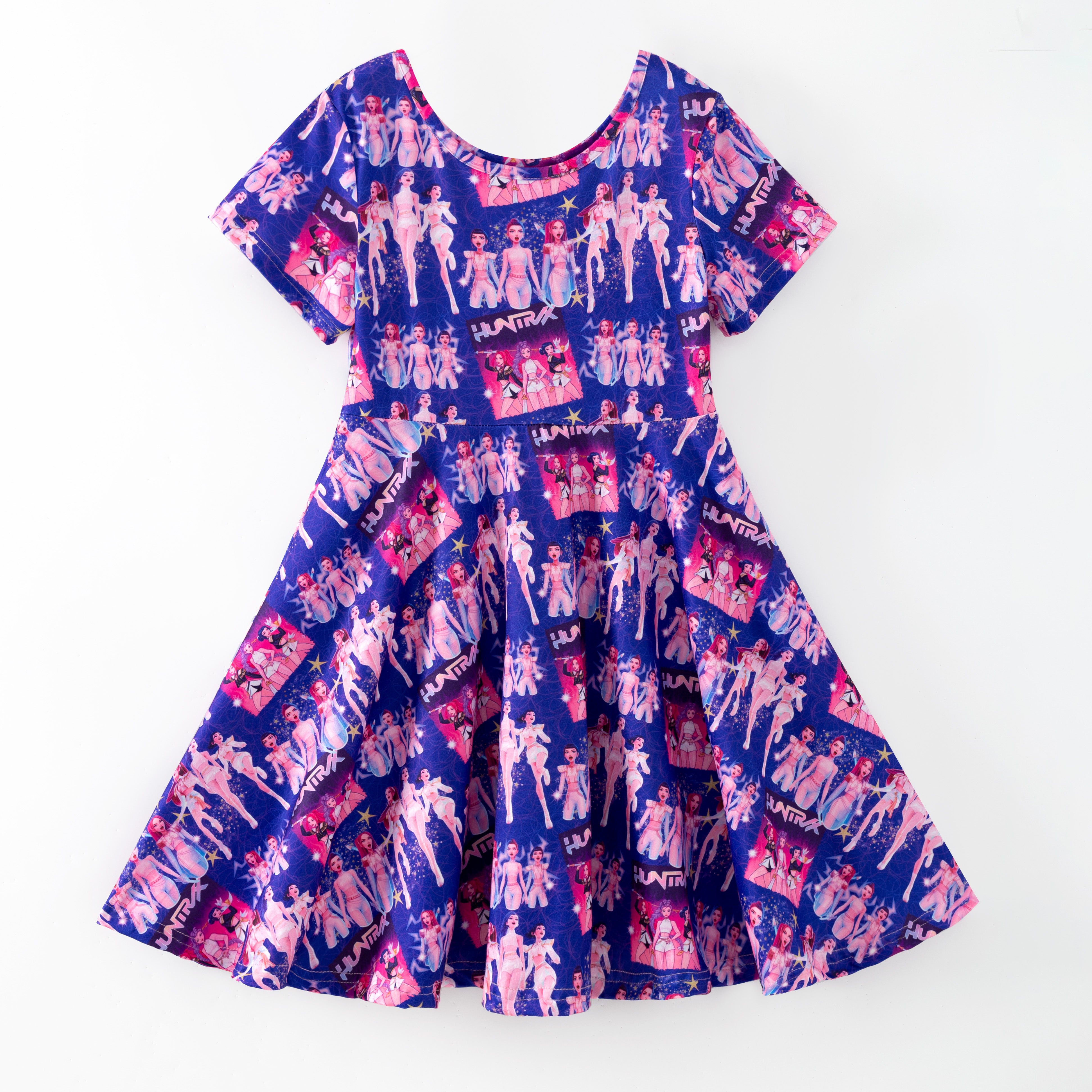 (Pre Order,Prepack Zone)Girls Movie Character Print Dress(Mix Size)